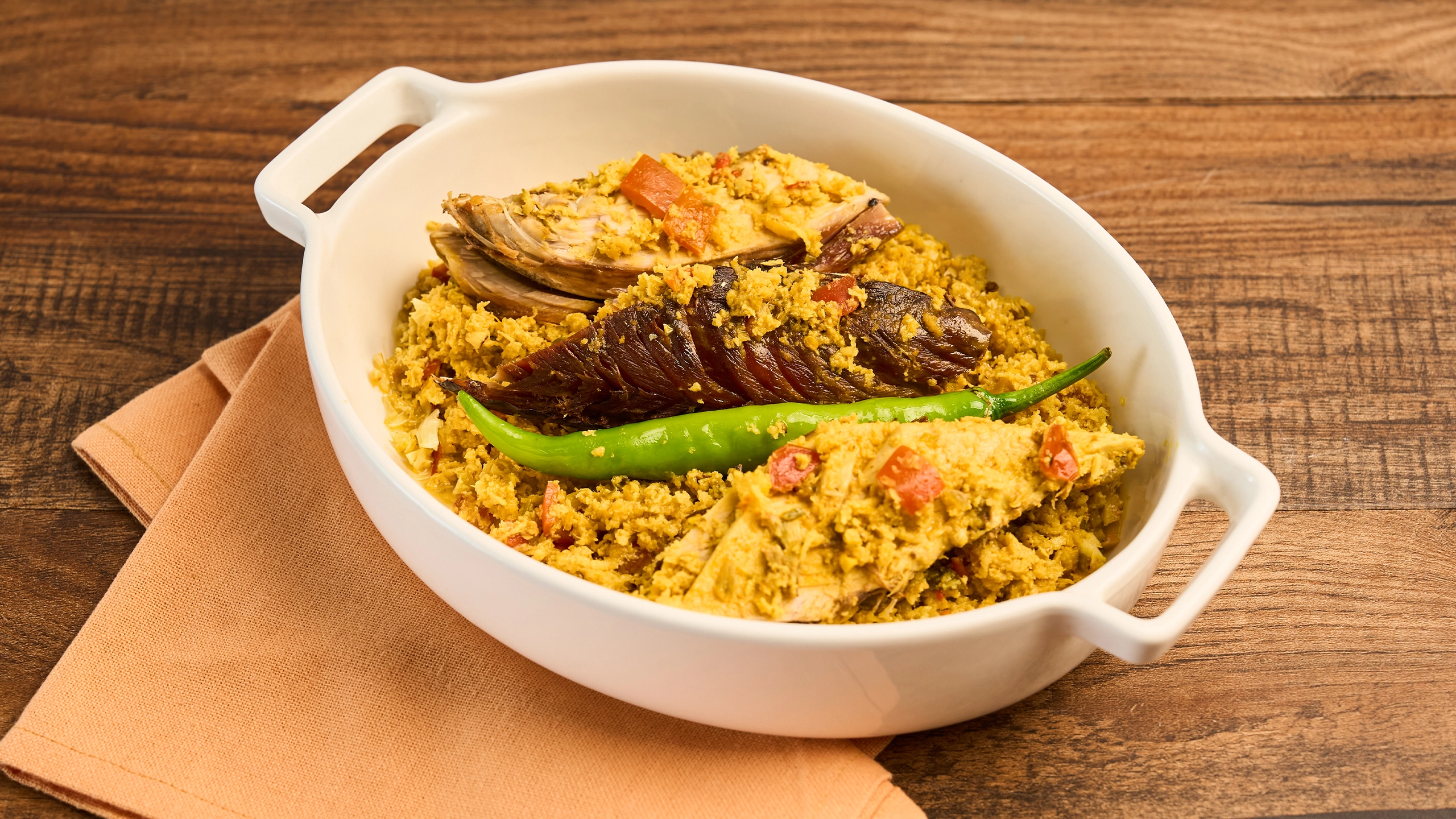 Maranao dish smoked tuna coconut turmeric spicy paste palapa chili sakurab a relative of the scallion