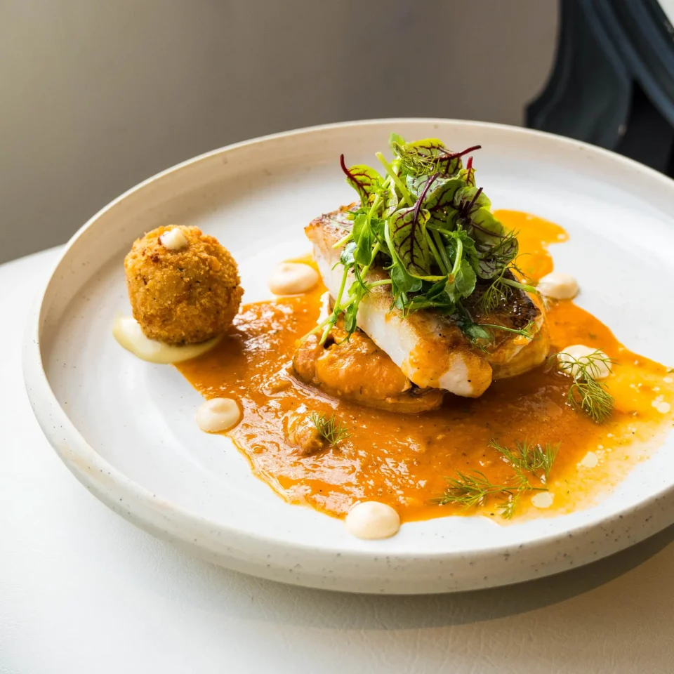Seared Lapu-Lapu Cioppino by Chef Miner del Mundo