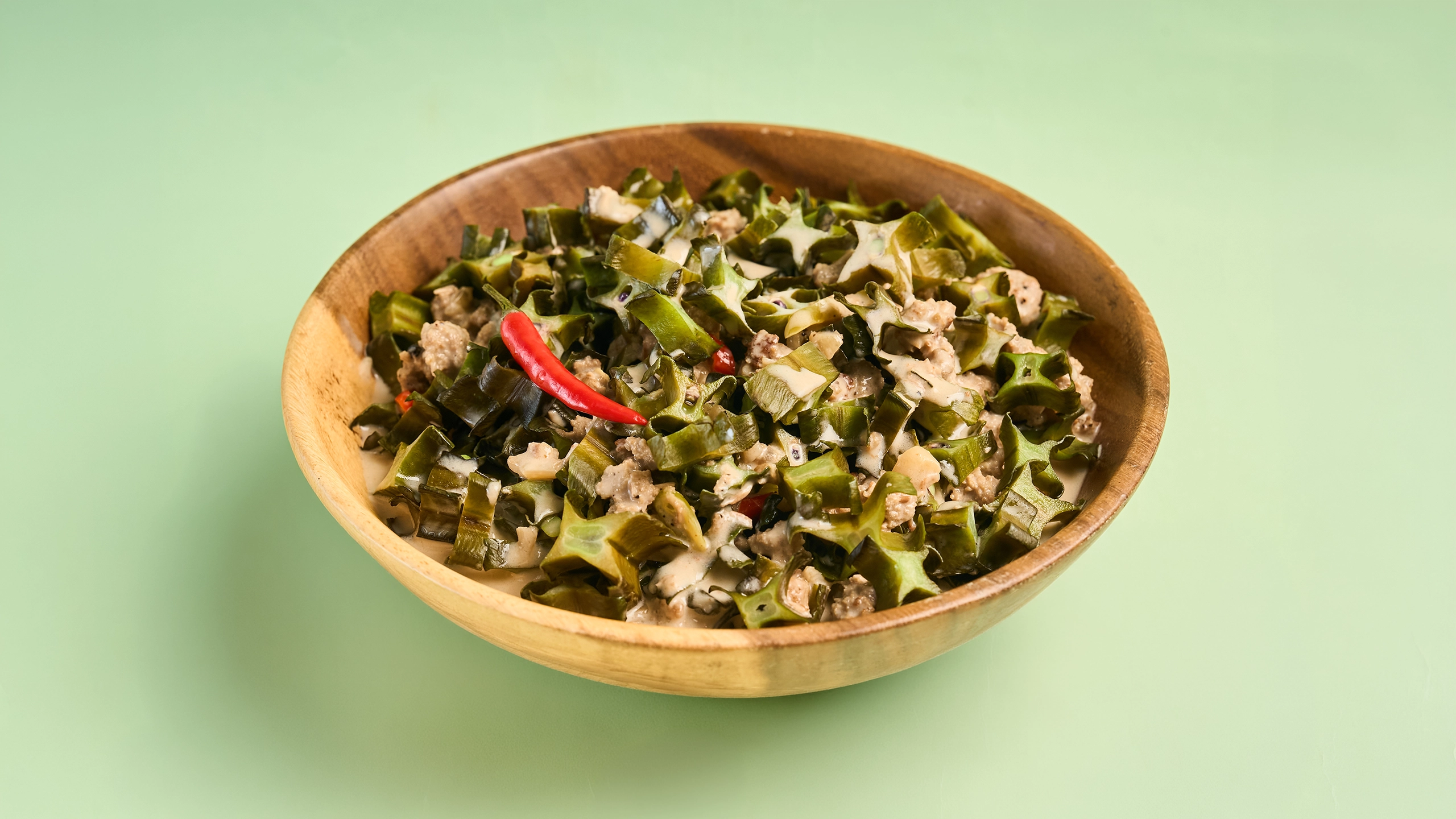 Gising-Gising or Winged Bean In Coconut Milk