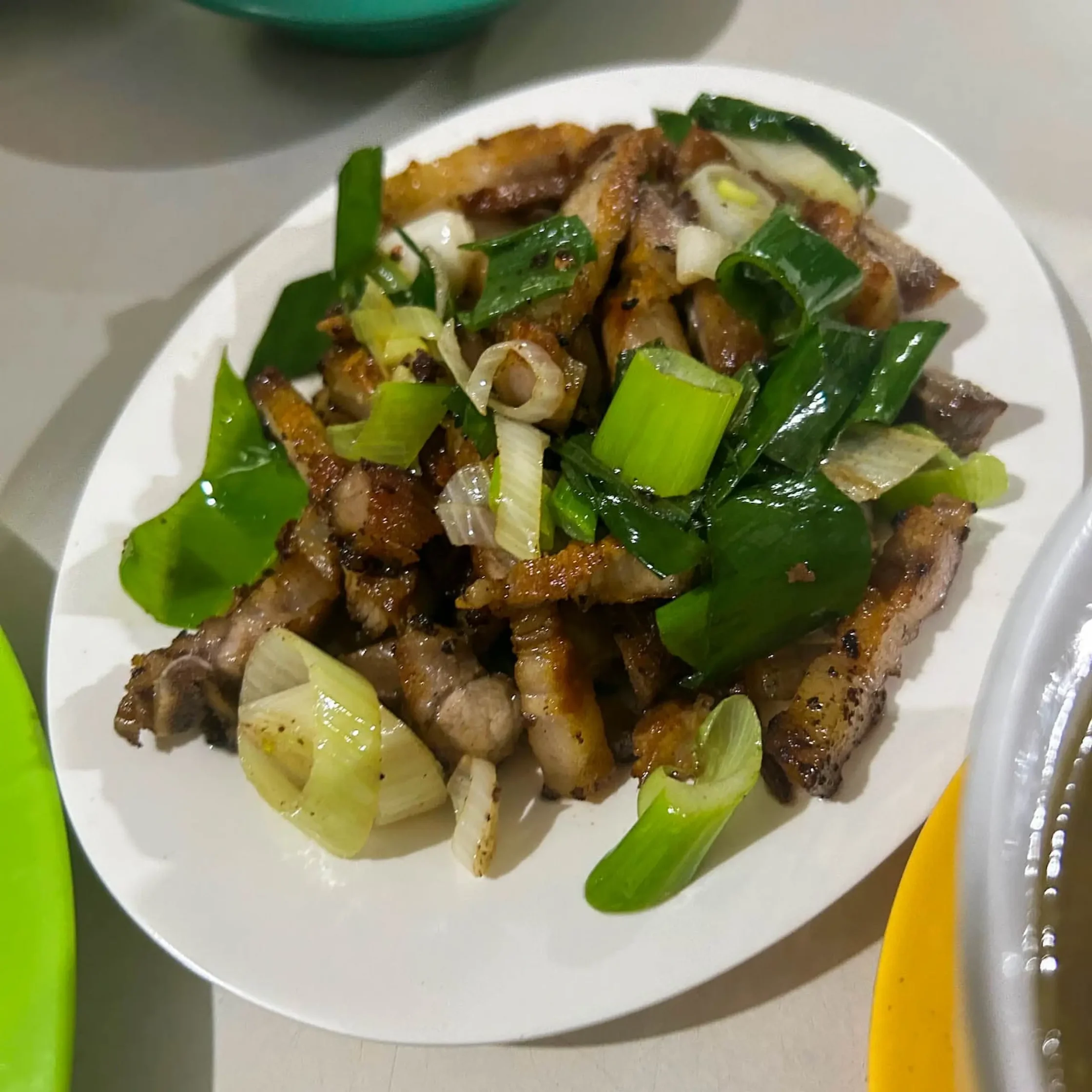 Tinuno or grilled pork belly
