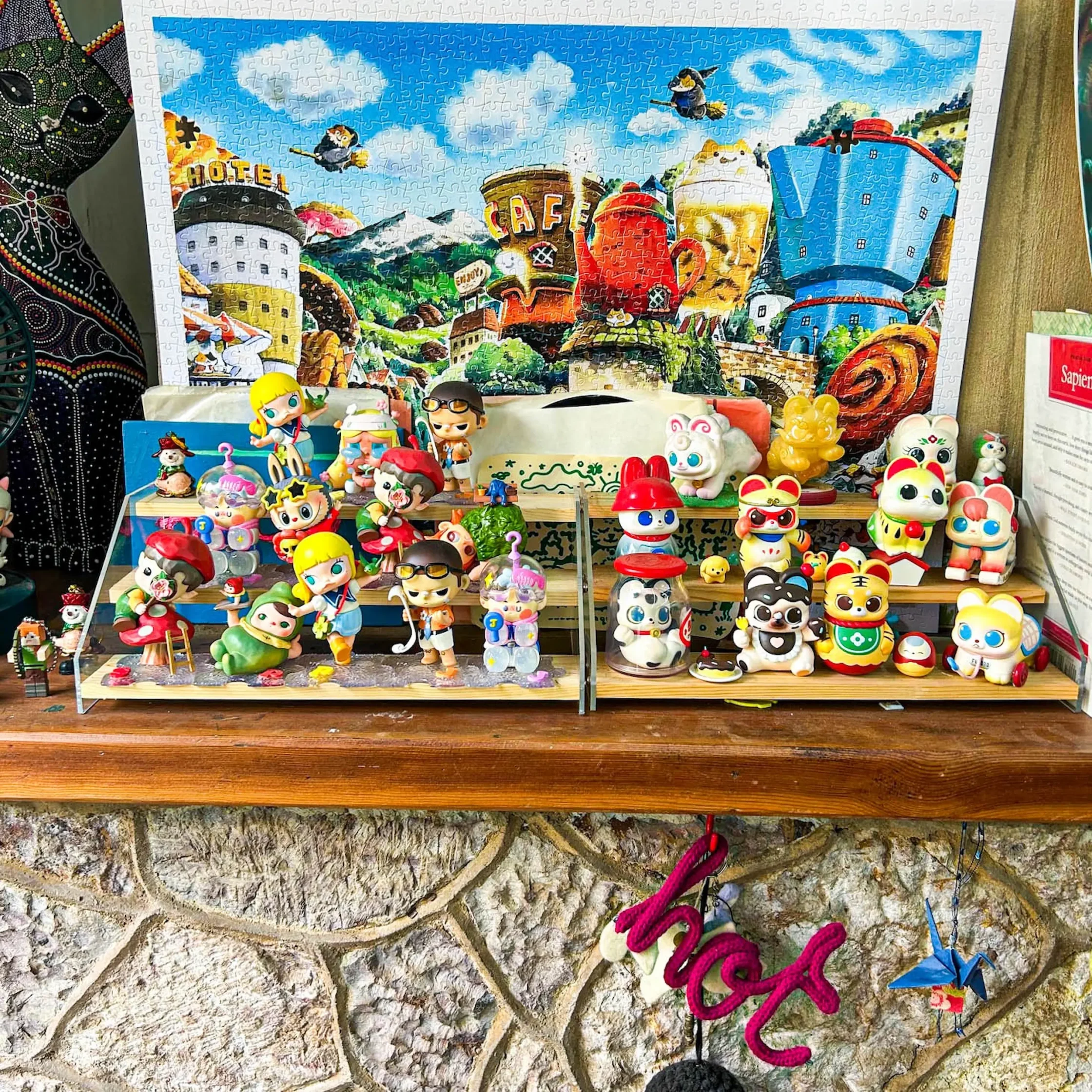 Hot Cat Cafe's cat figurines
