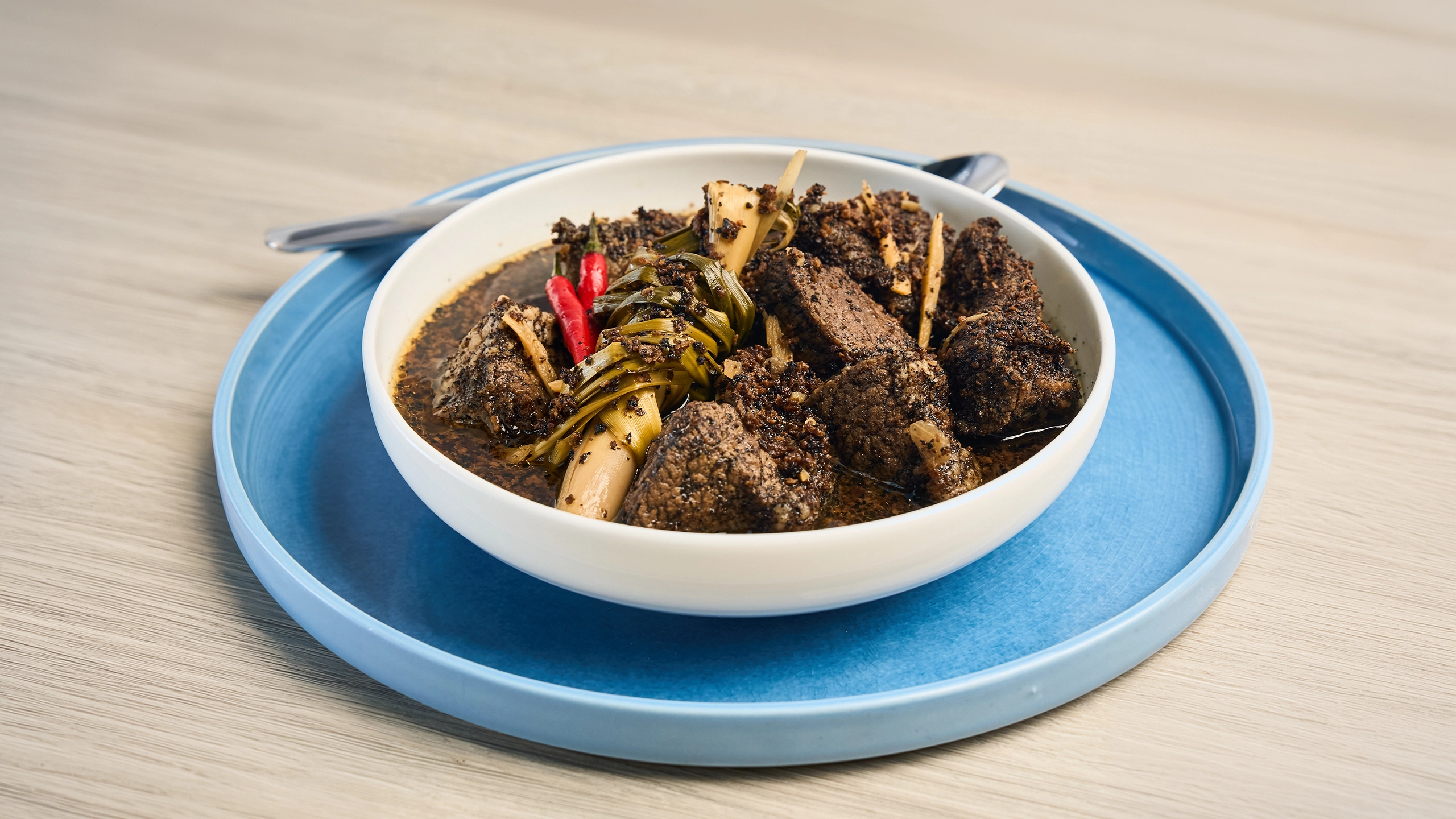 tiyula itum burnt coconut beef dish from Davao