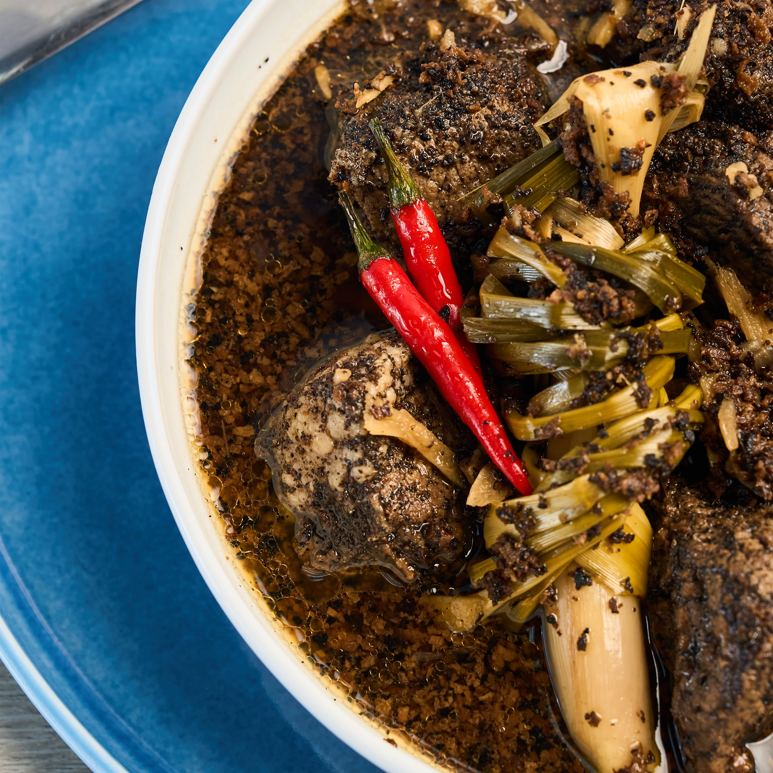 tiyula itum burnt coconut beef dish from Davao