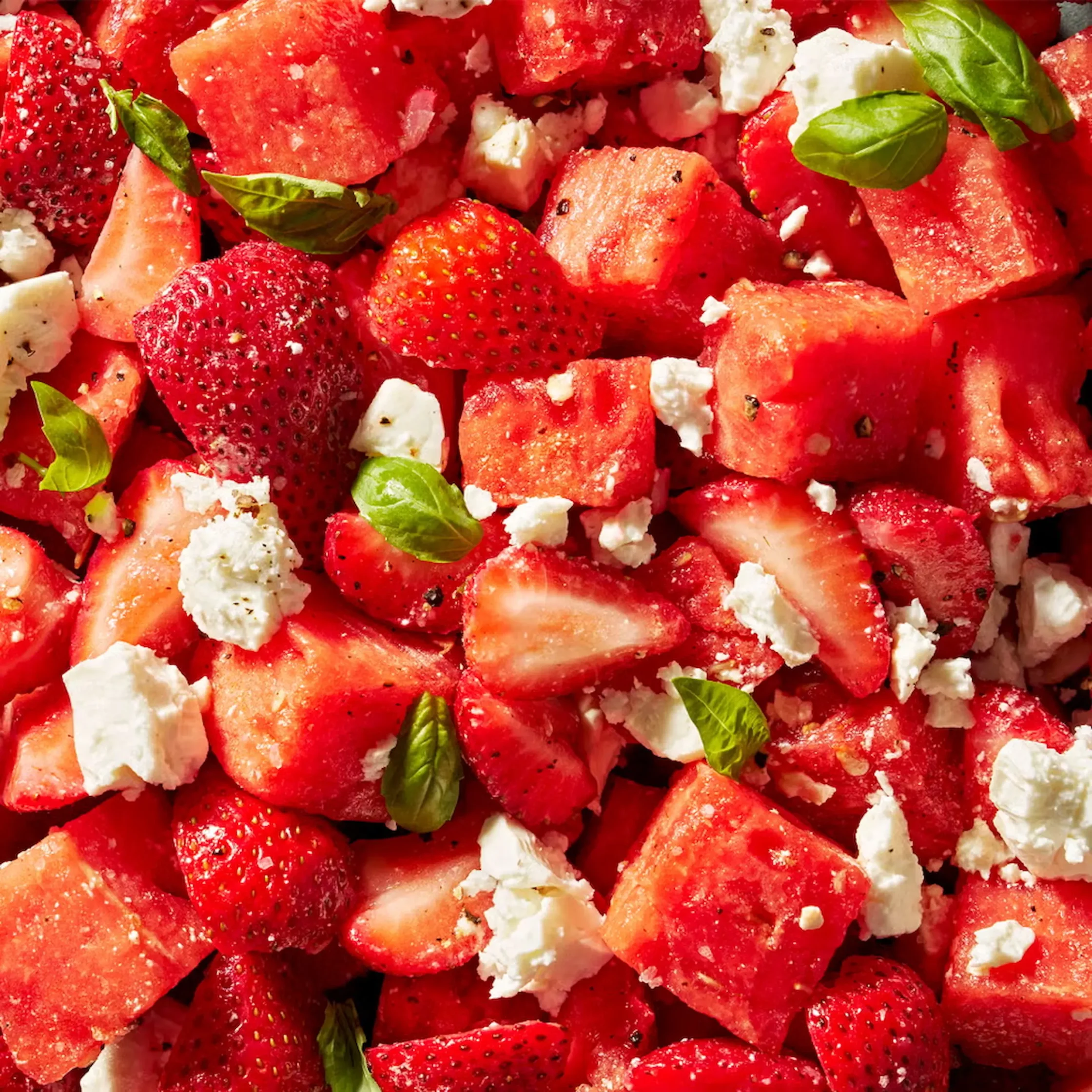 Watermelon Strawberry Salad