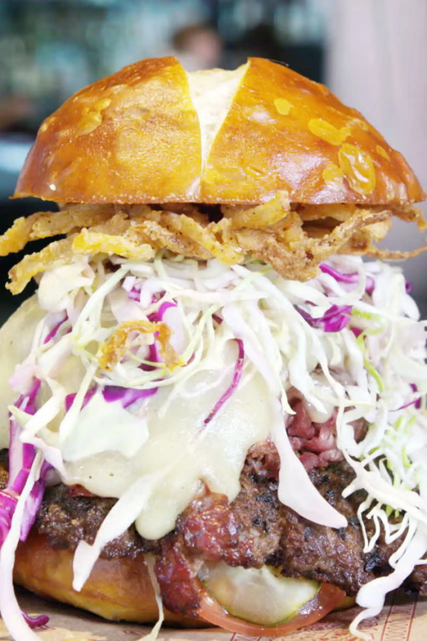 Mayor of Flavortown Burger Pastrami Burger smoked meat beef patty