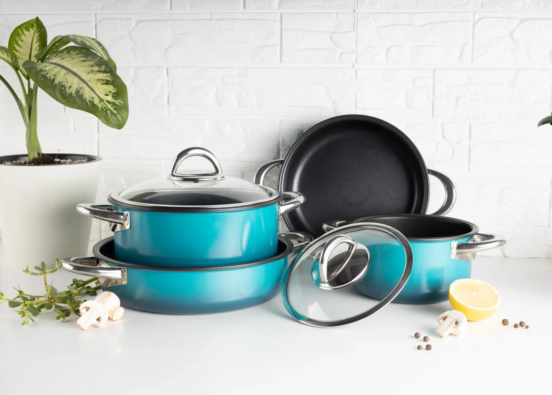 Cookware Set so you can start cooking everyday meals like fried eggs, soups, noodles, or sautéed dishes while you learn what cookware you like using the most