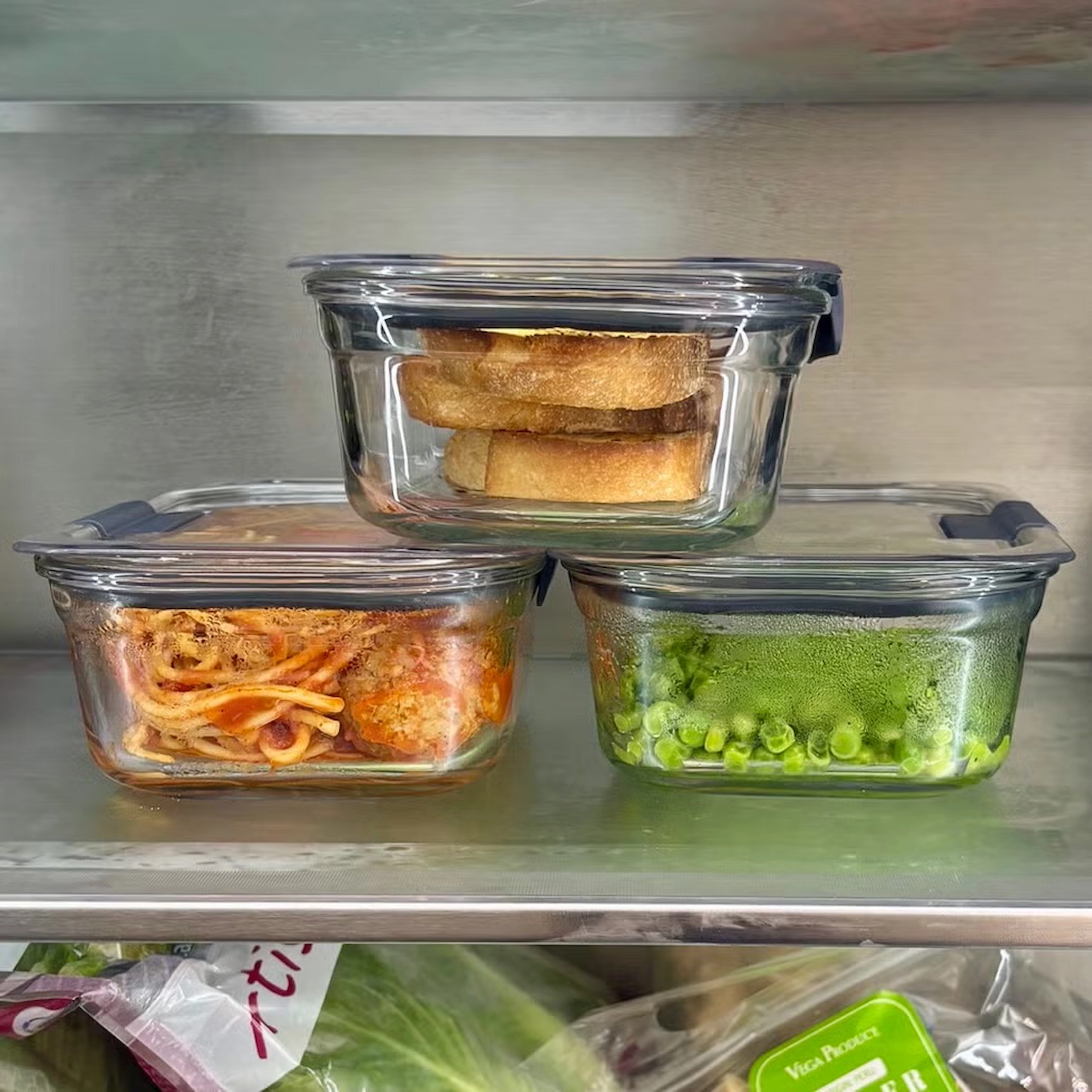 Hot Leftovers In The Refrigerator
