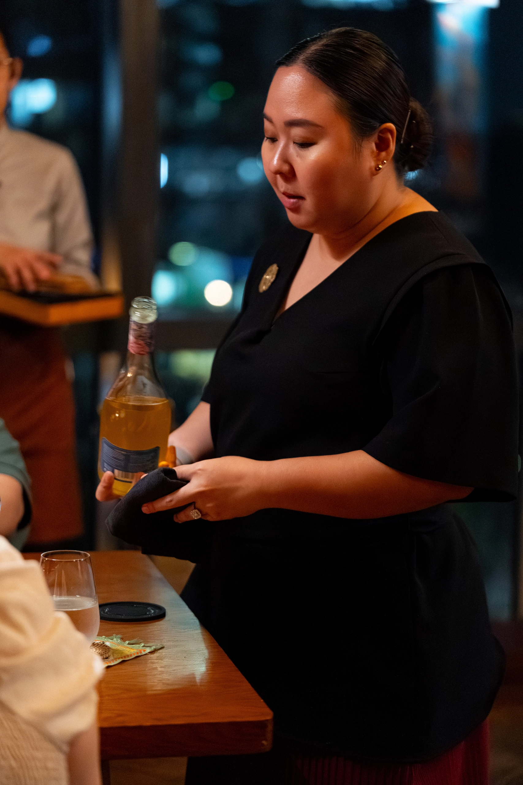Head Sommelier and Operations Director of Hapag and Aya, Erin Recto, Michelin Guide