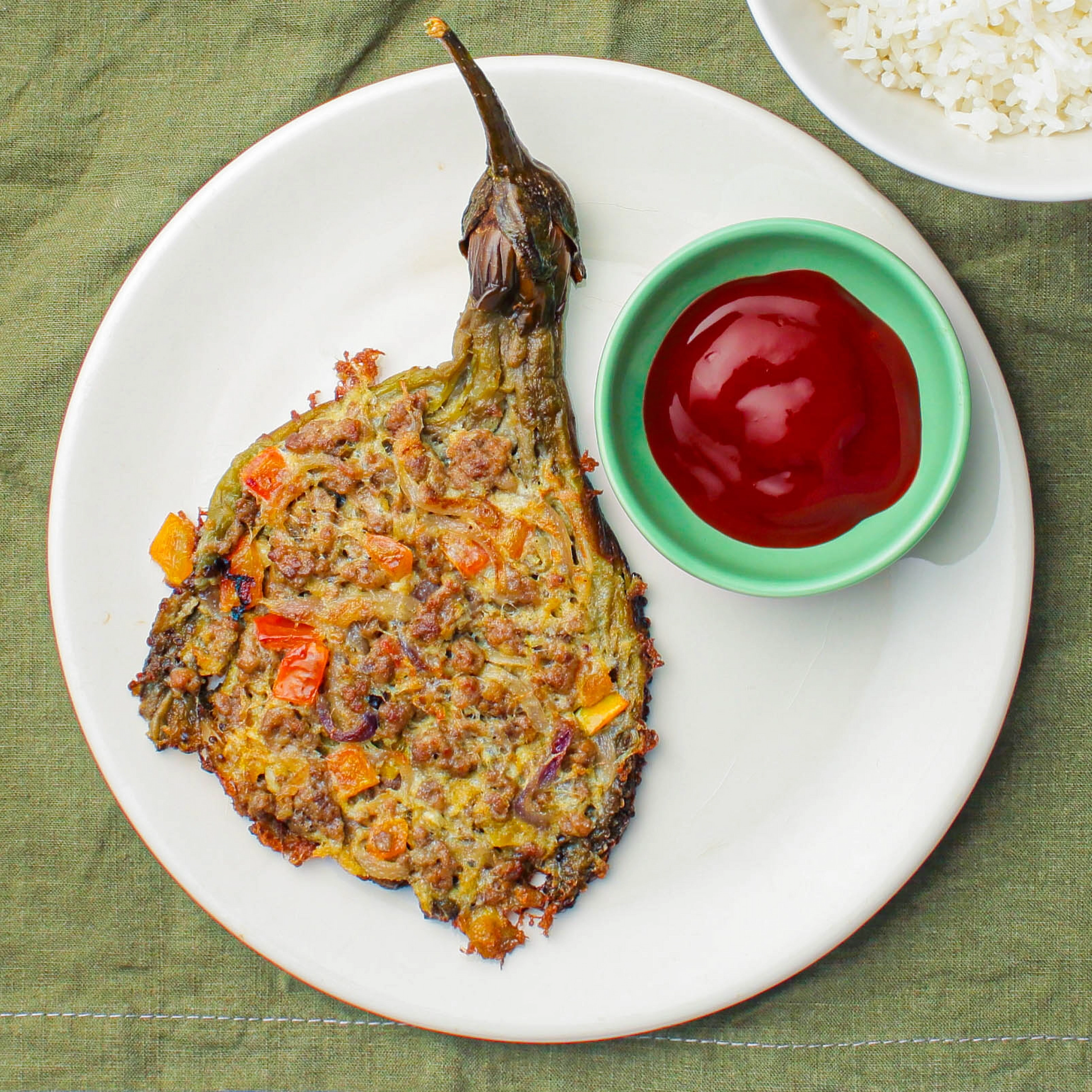 tortang talong fried main dish delicious 