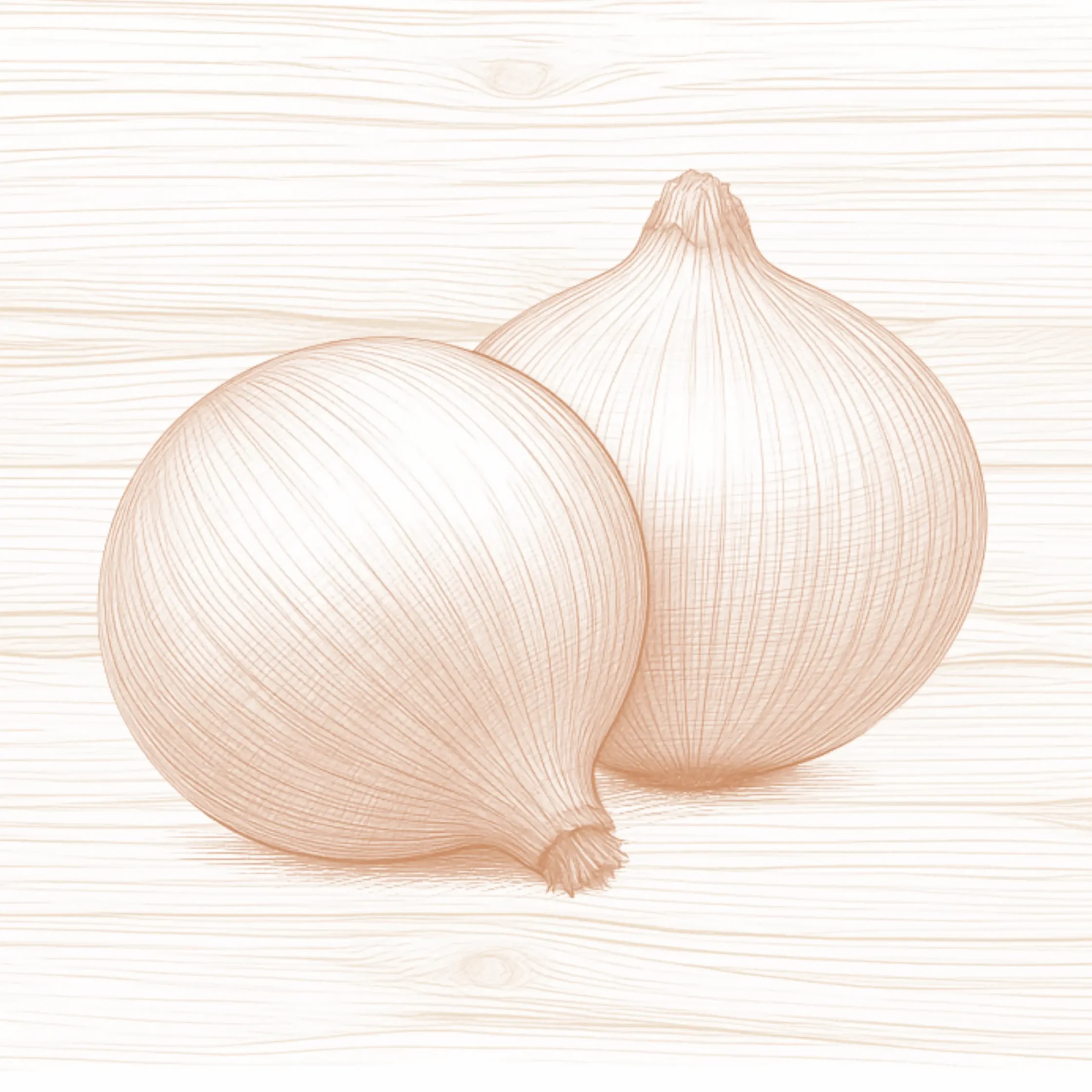 illustration of an onion drawing sibuyas