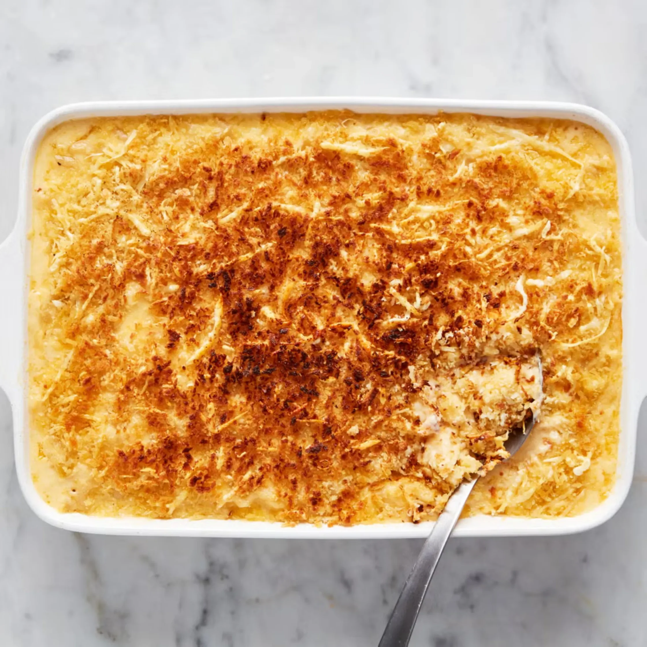 baked homemade mac and cheese