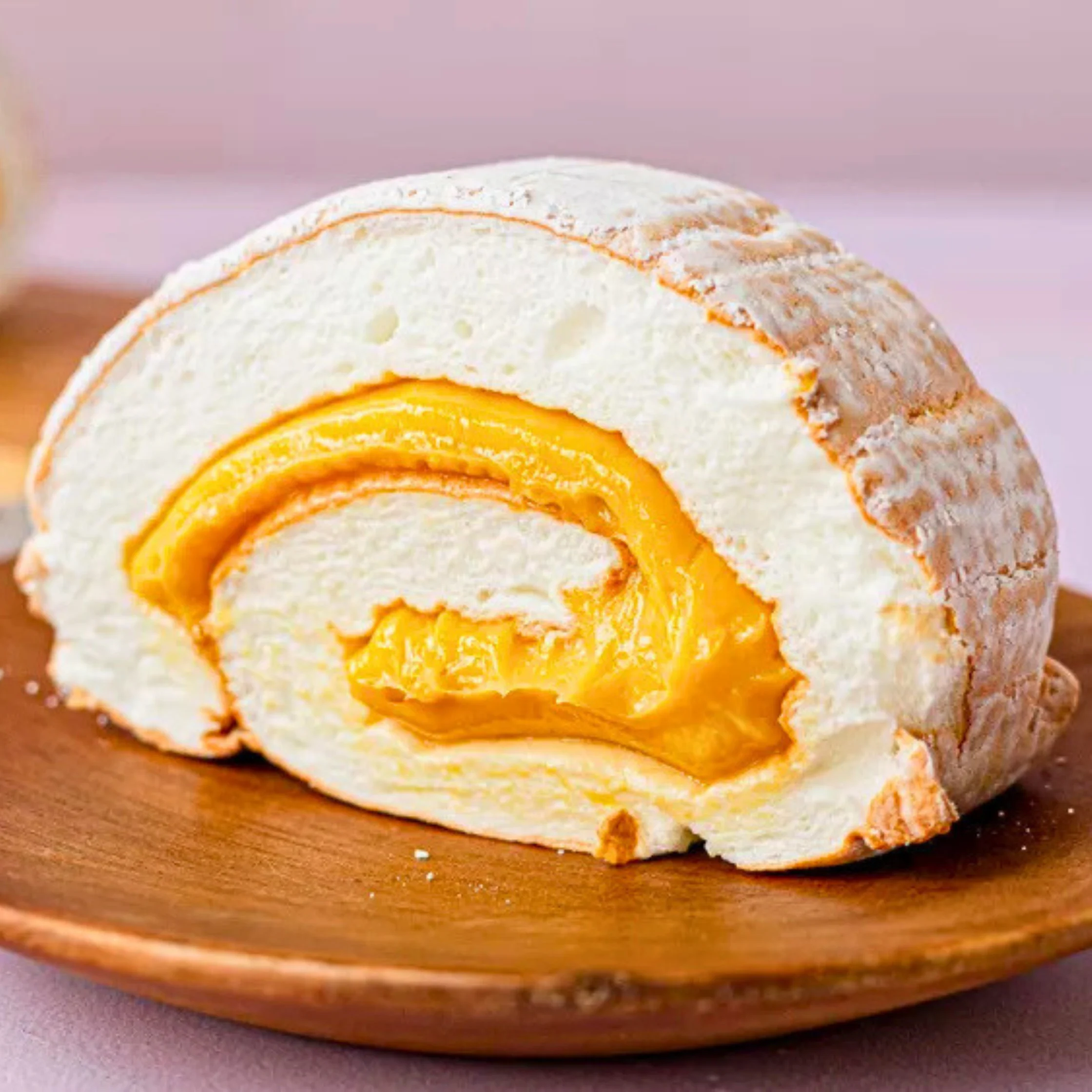 Brazo de Mercedes filipino cake roll with meringue and custard classic dessert in philippines