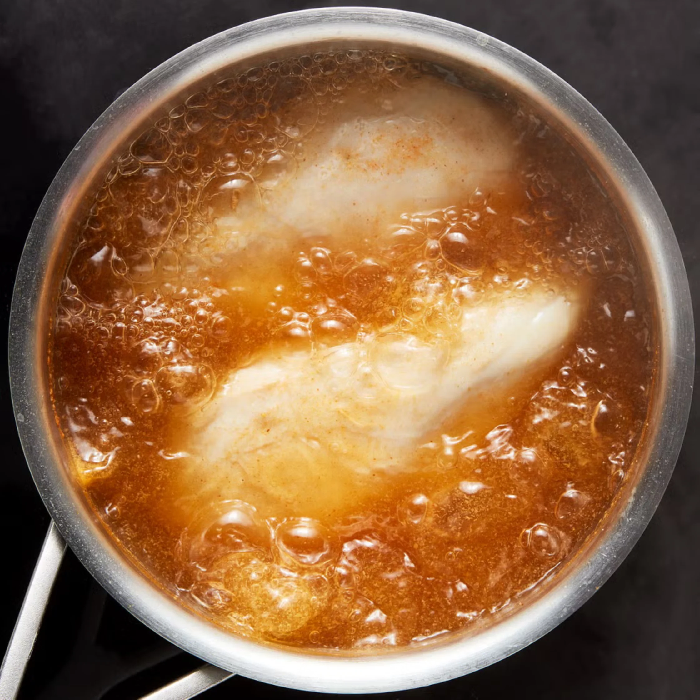 poaching of chicken breast