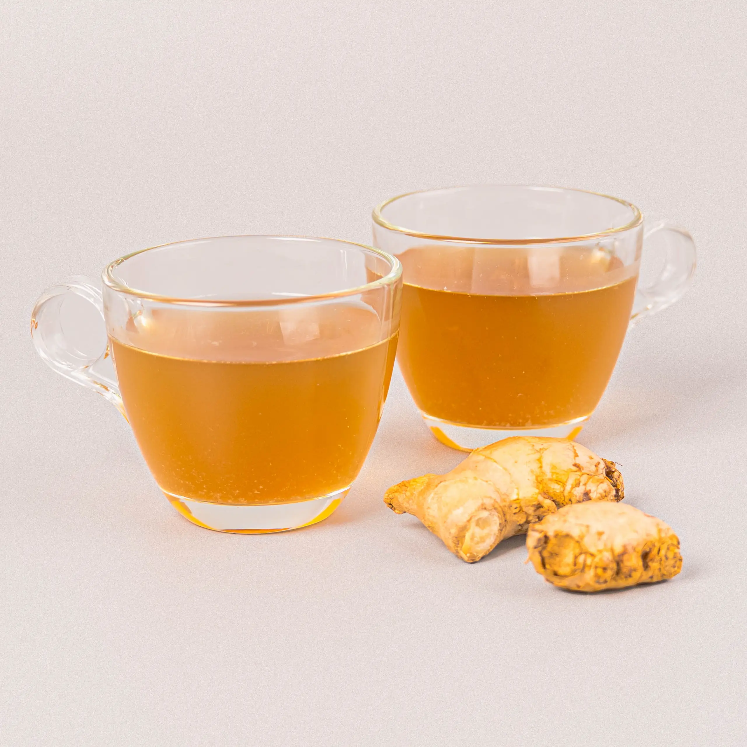 Muscovado Ginger Tea with piece of ginger