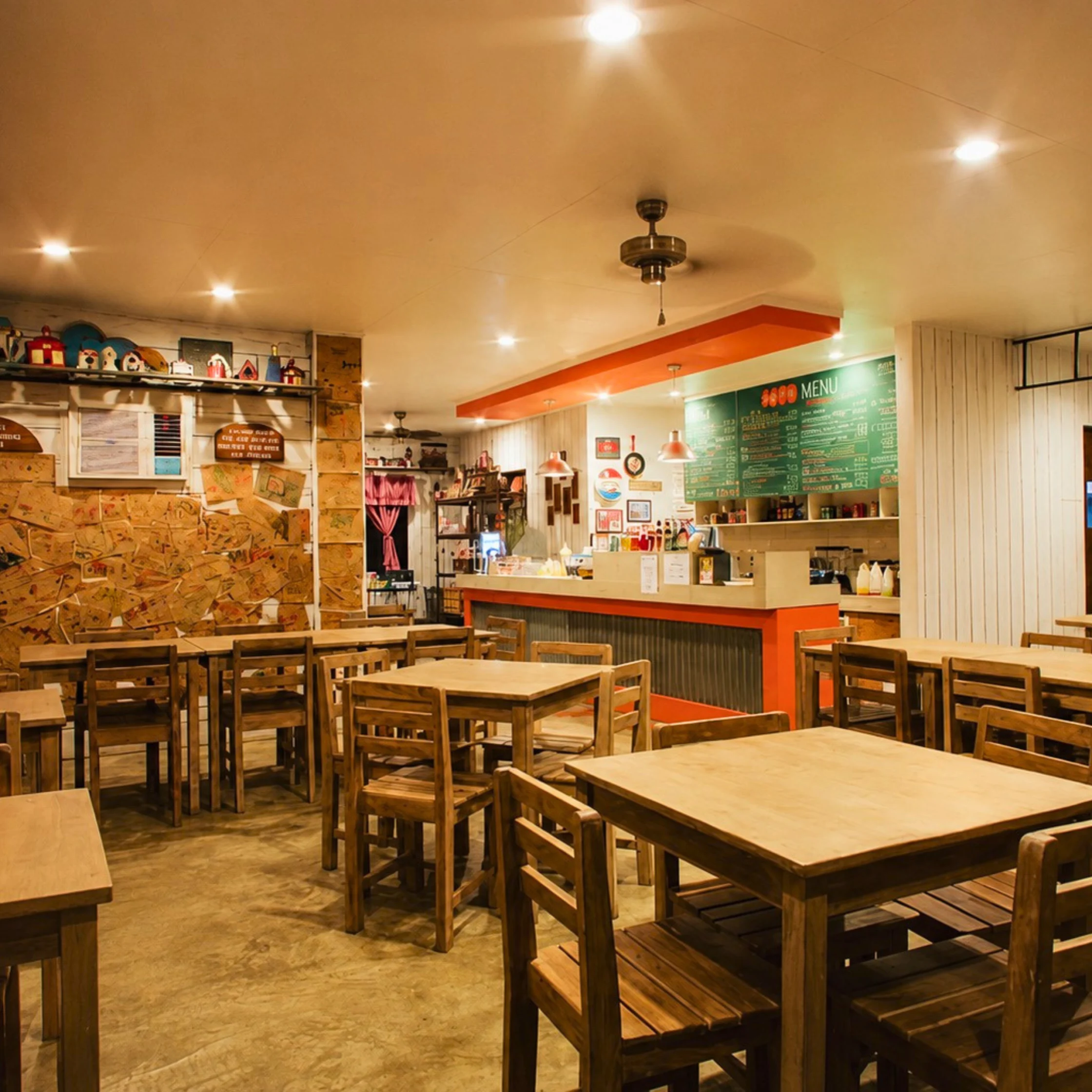 Teds Kitchen Interior sta cruz laguna