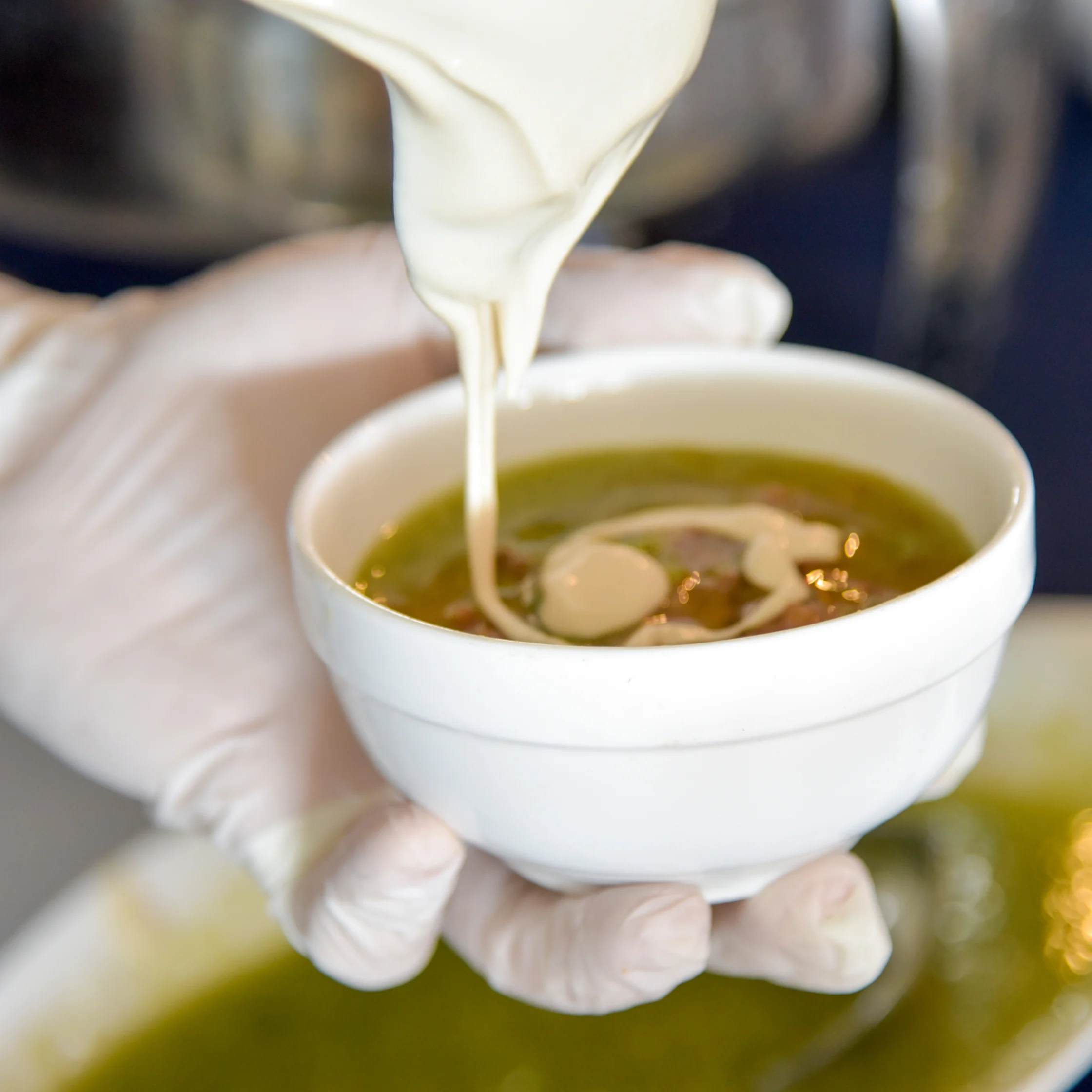 adding a little milk or cream to your soup