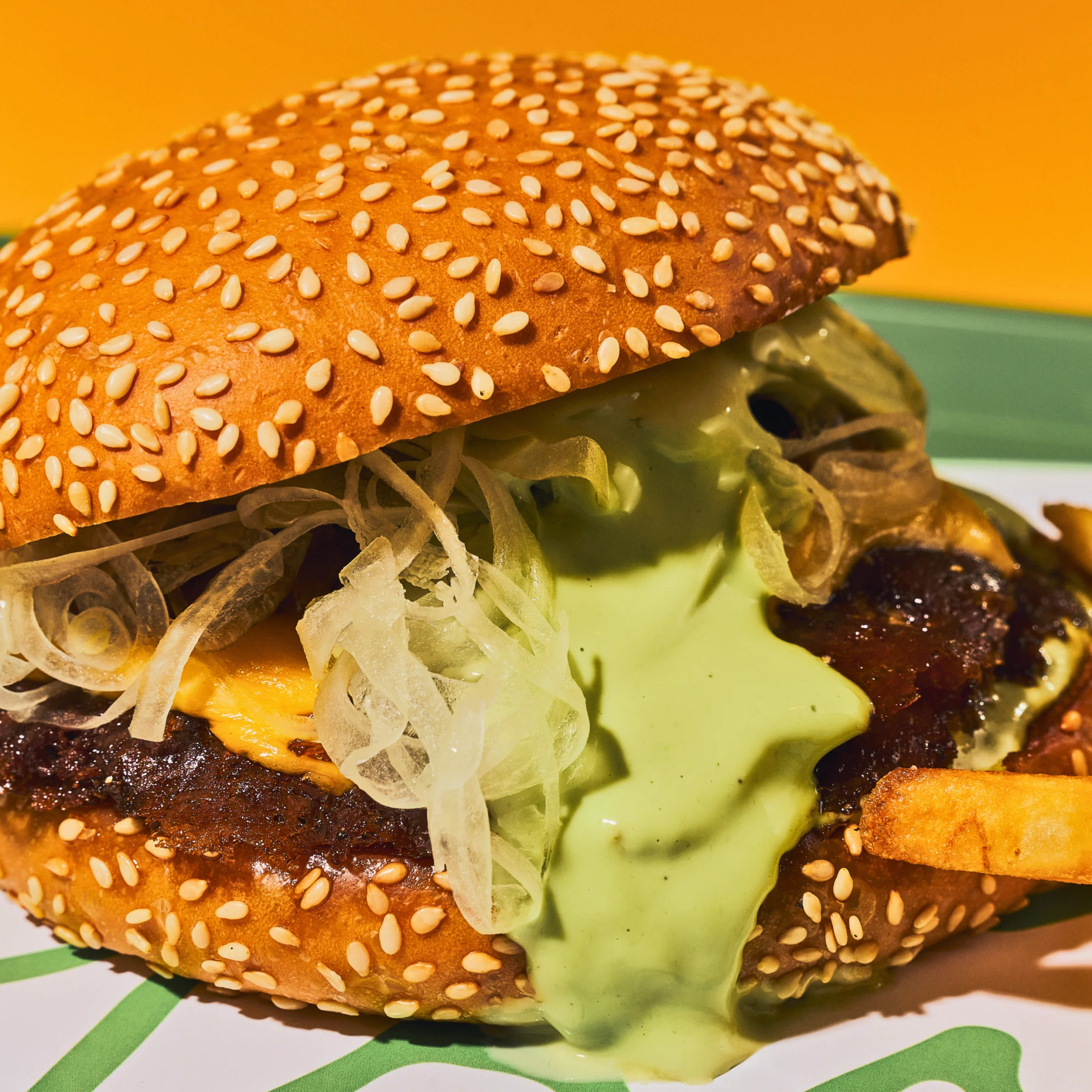 greenlight burgers by alvin cailan green sauce
