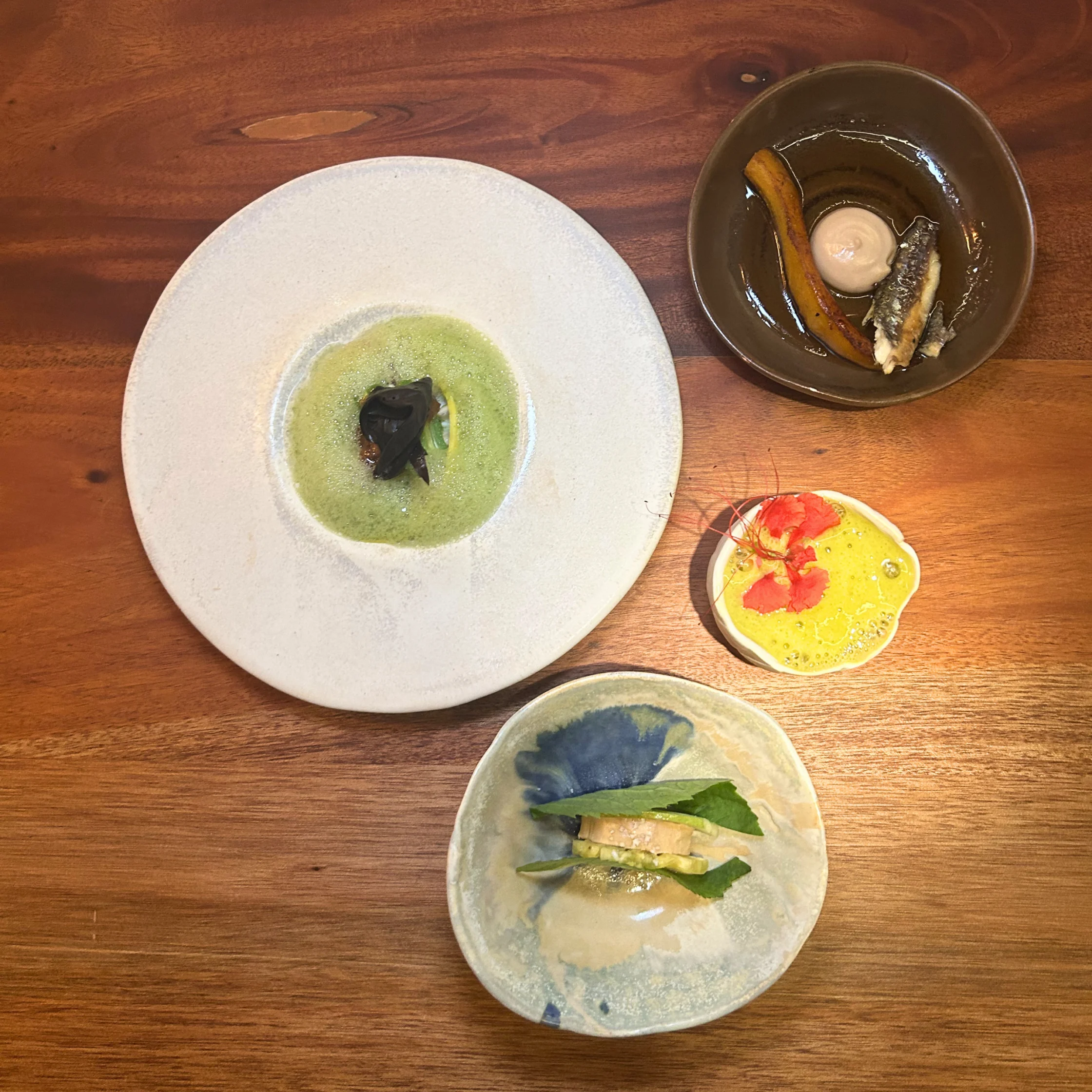 metiz new menu gulay at prutas as the first movement by Stephan Duhesme