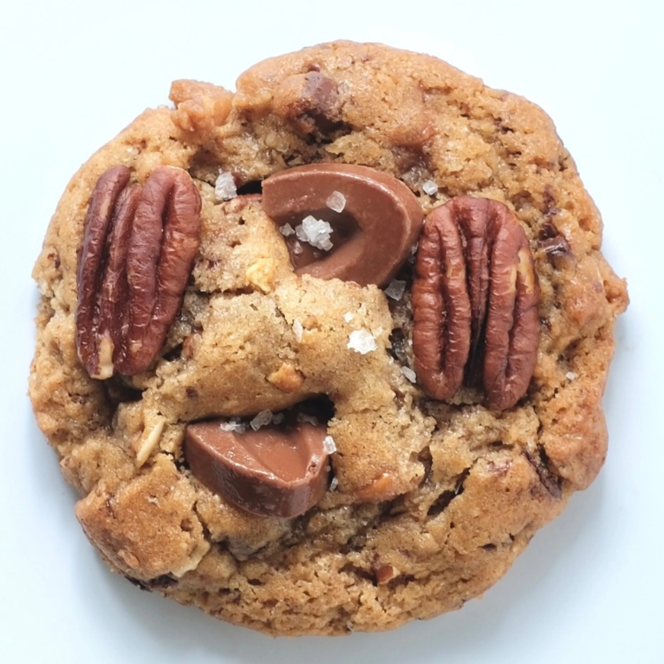 cookie from the bald baker cy ynares wuth nuts
