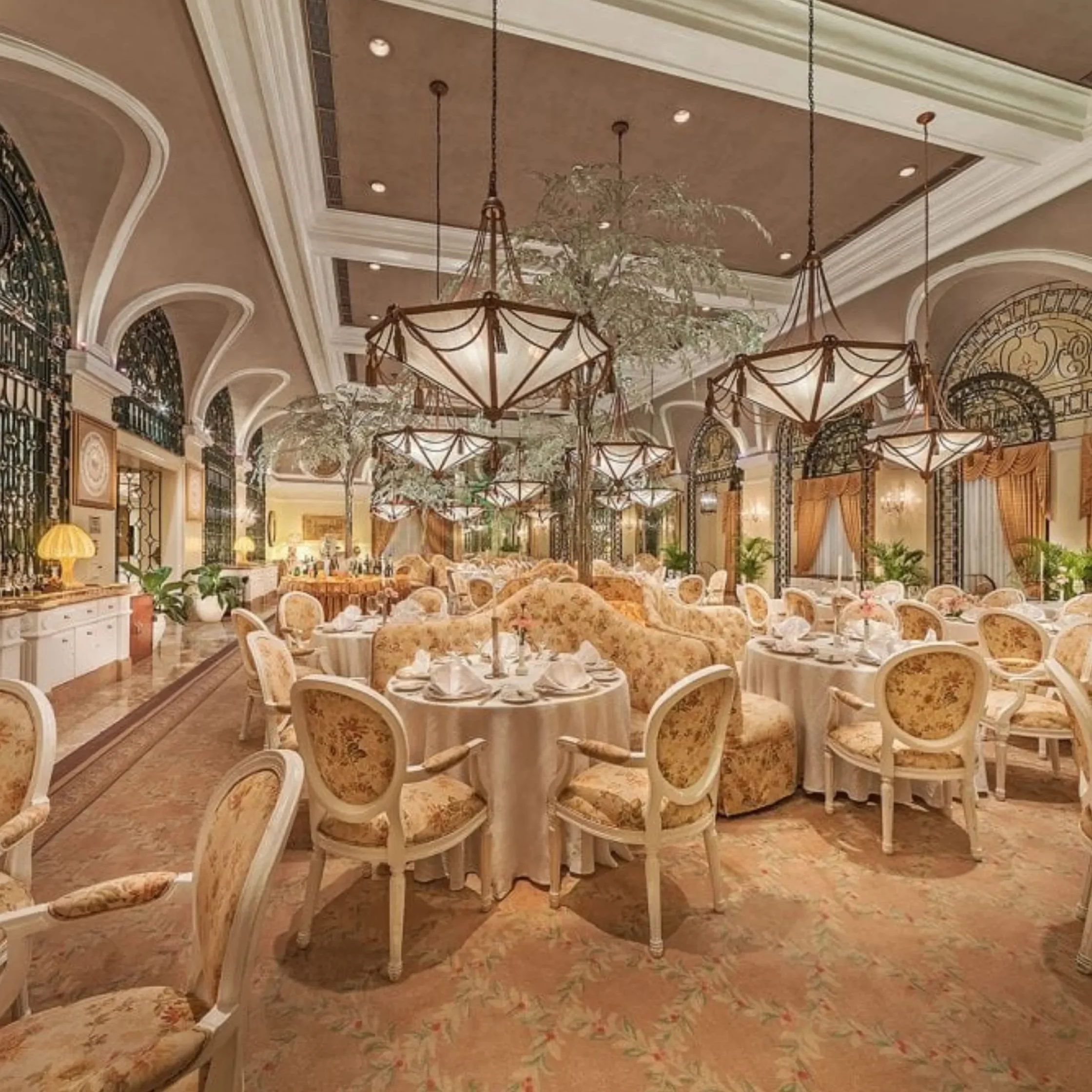 The Champagne Room Dining Hall Interior