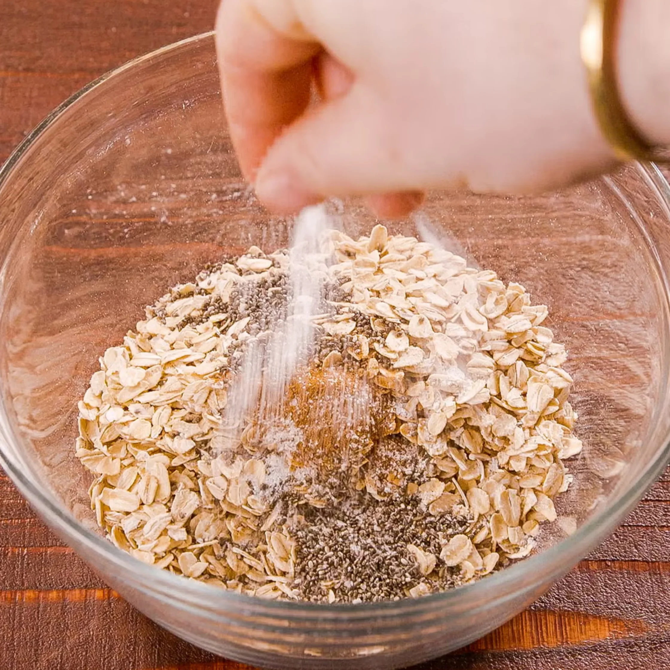 Overnight oatmeal dry ingredients