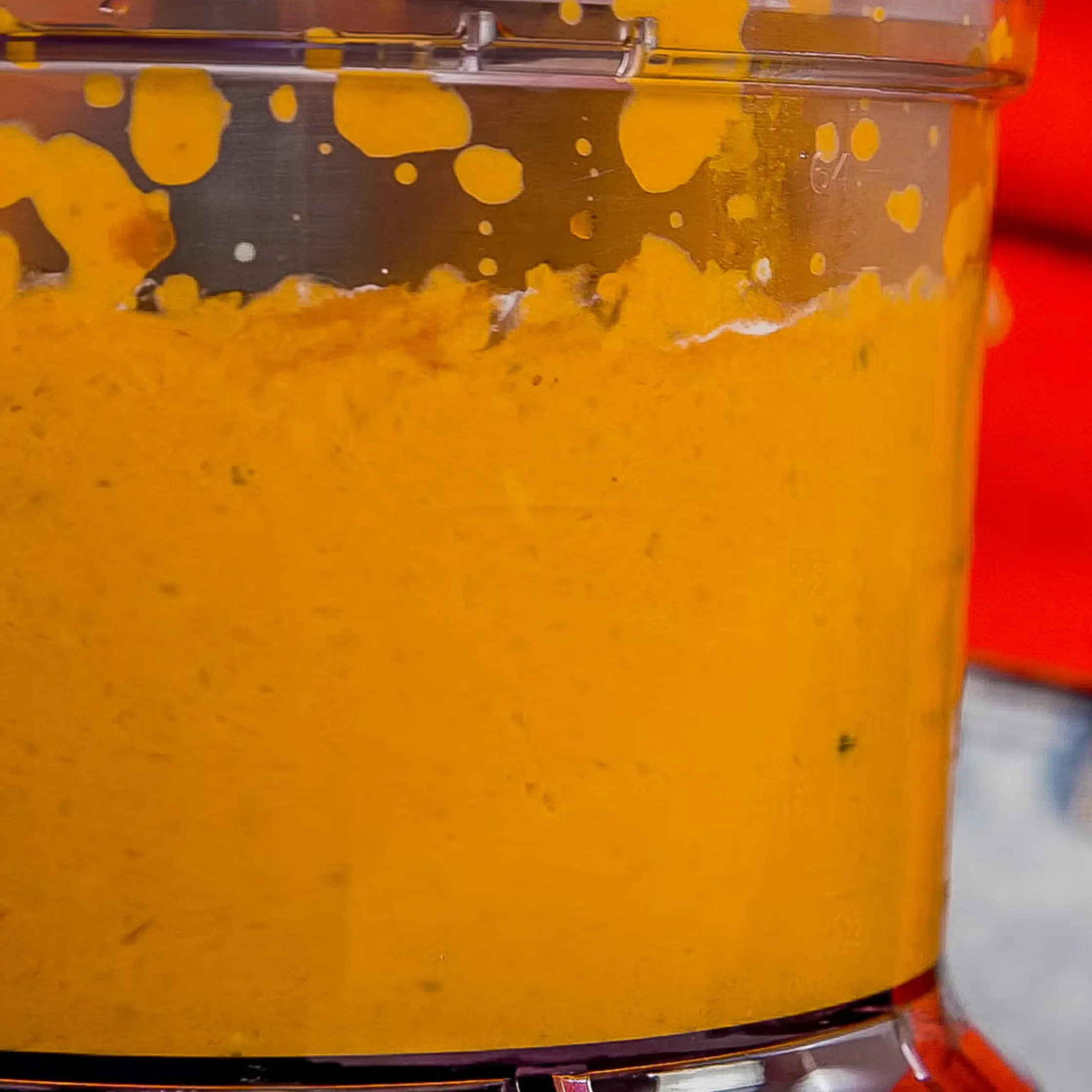 Tomato puree and yogurt, and pulsed until smooth