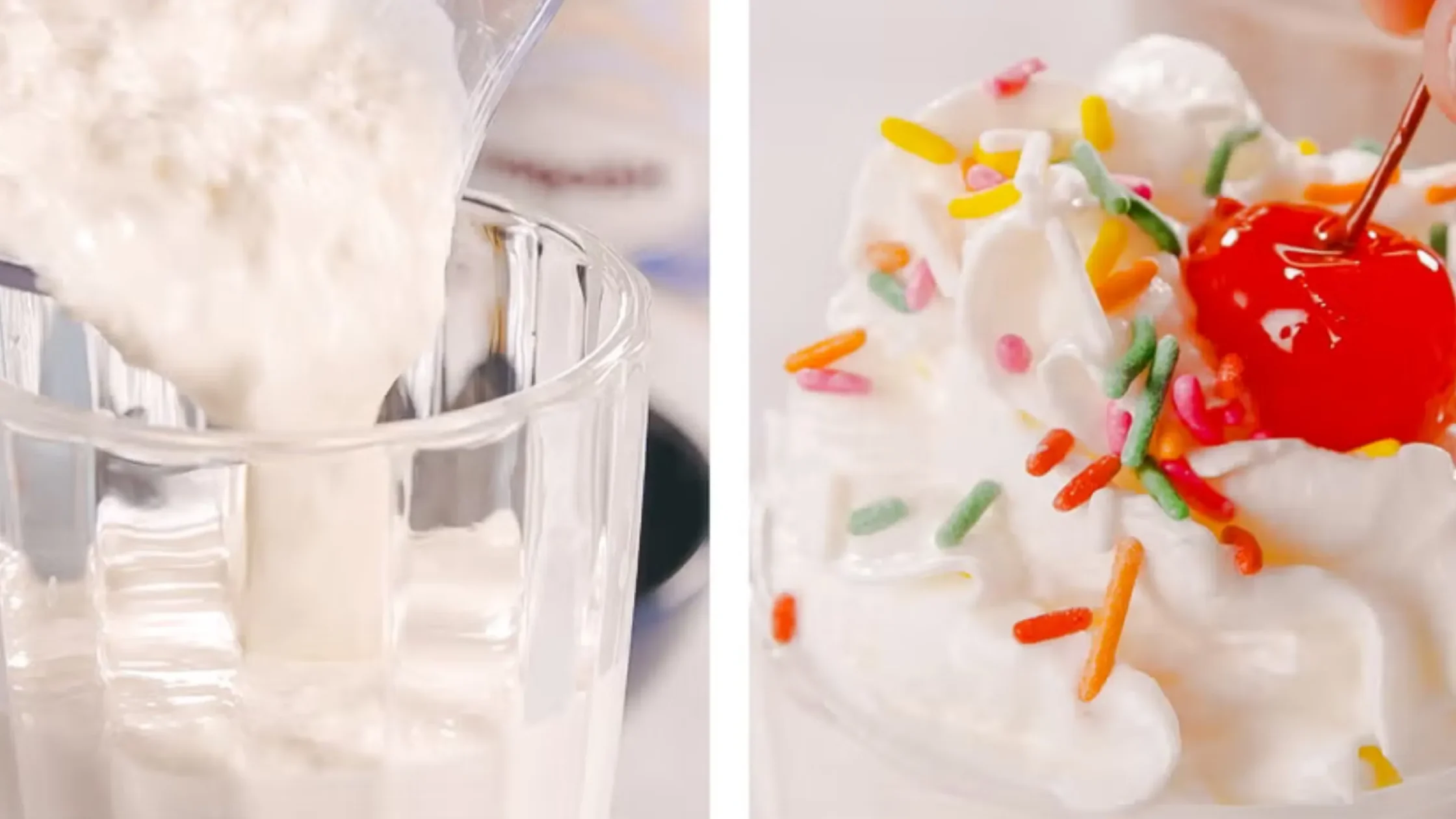 Pour and serve Milkshake