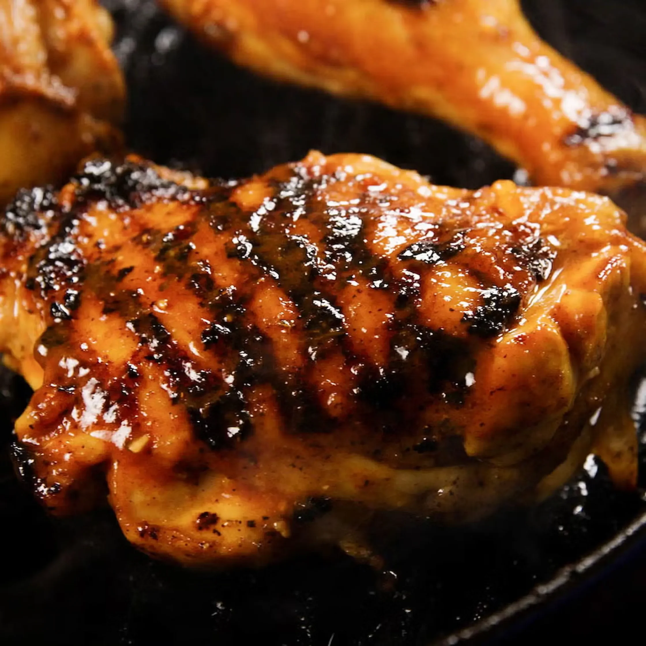 Cook until an instant-read thermometer reads 165º in the thickest part of the chicken.