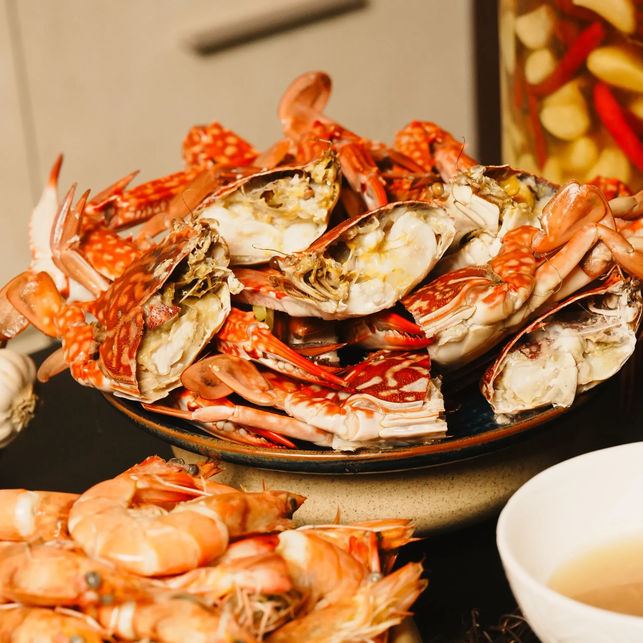 chef francis lacson of digamo visayas menu delish philippines grand steamed blue crab