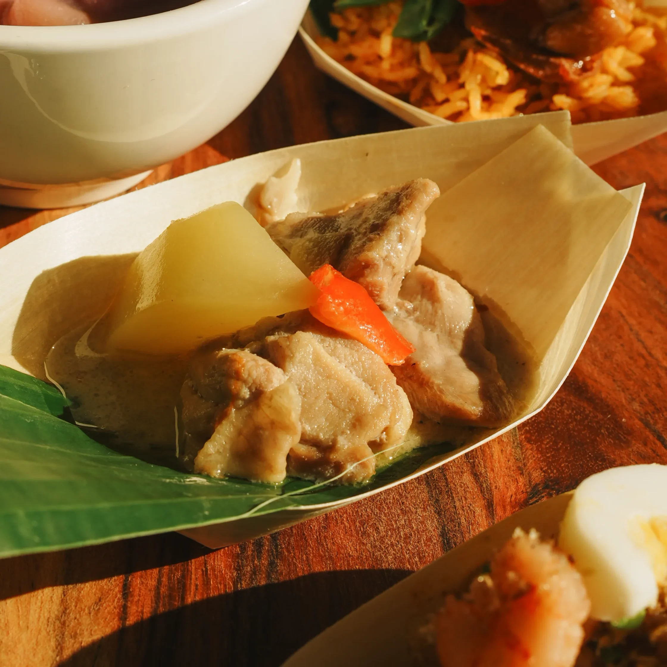 chef bettina arguelles of curio spread during delish ph grand launch tinutungang manok