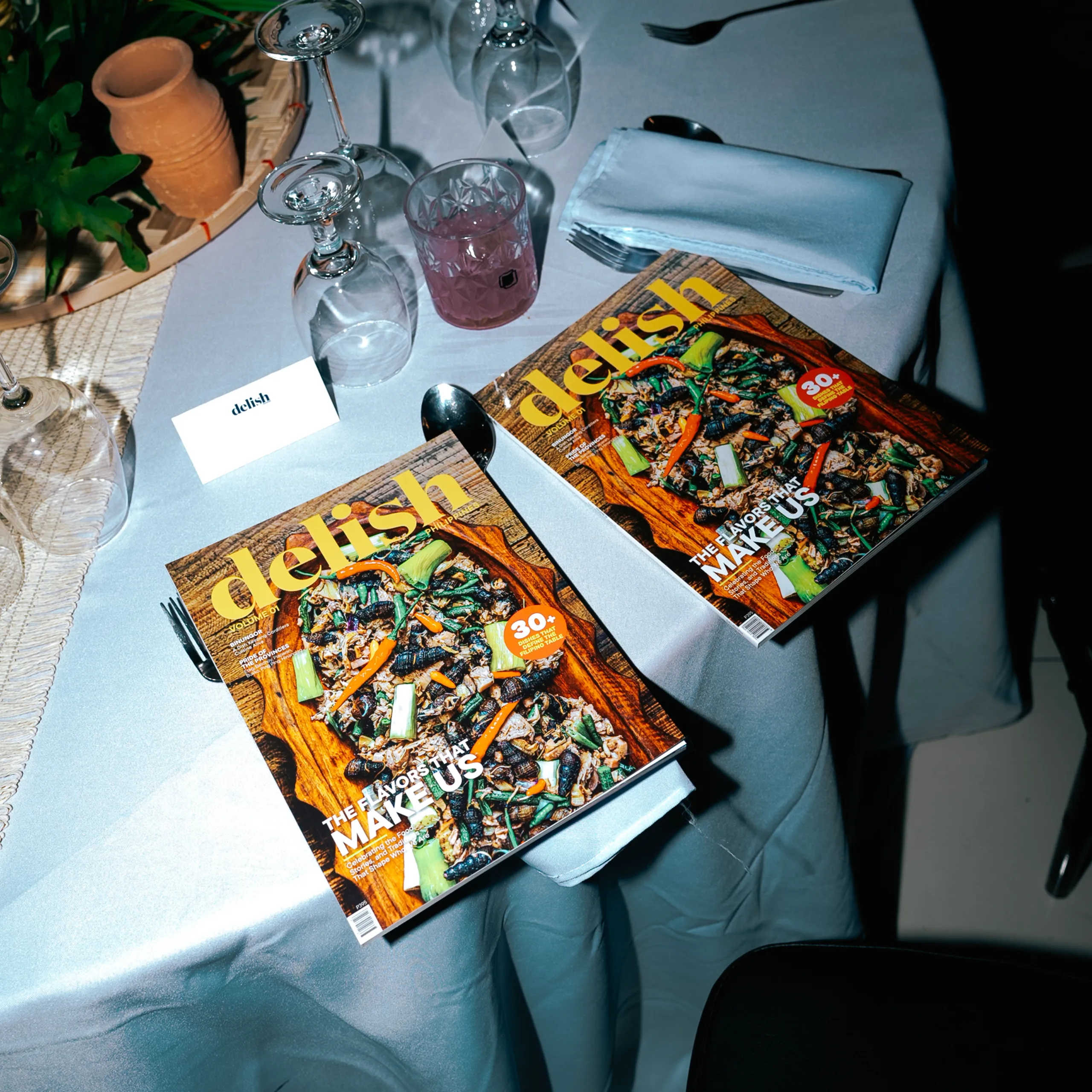 going through the delish philippines maiden issue magazine sections
