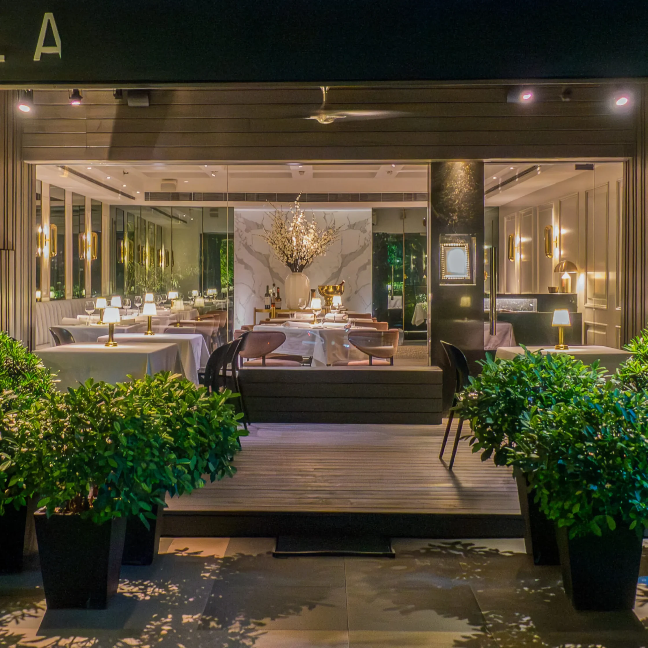 Sala Restaurants Entrance Facade