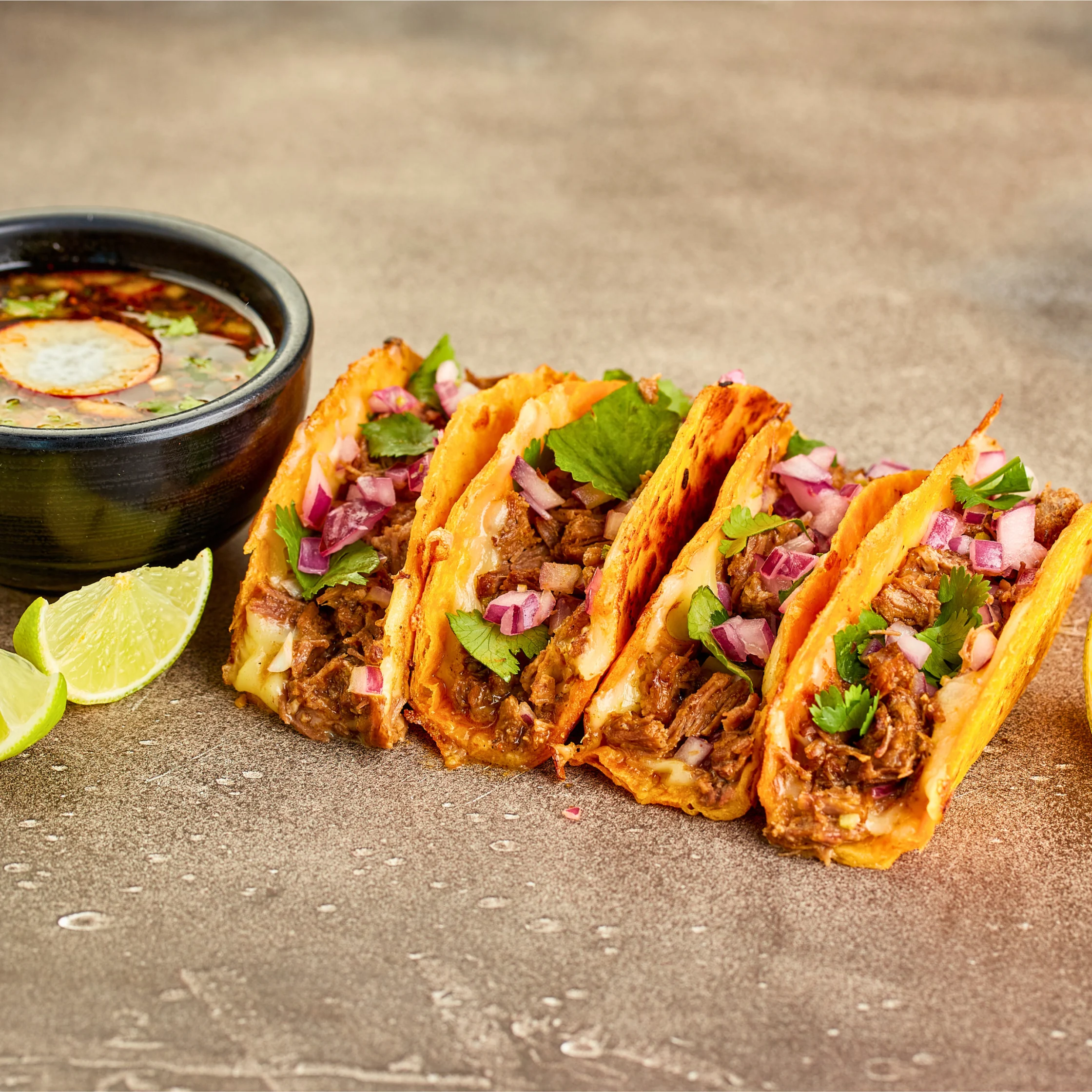 birria taco mexian food