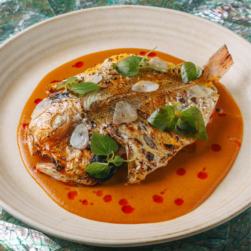 cerulean makati seafood restaurant TOMATO NAM PRIK BISUGO