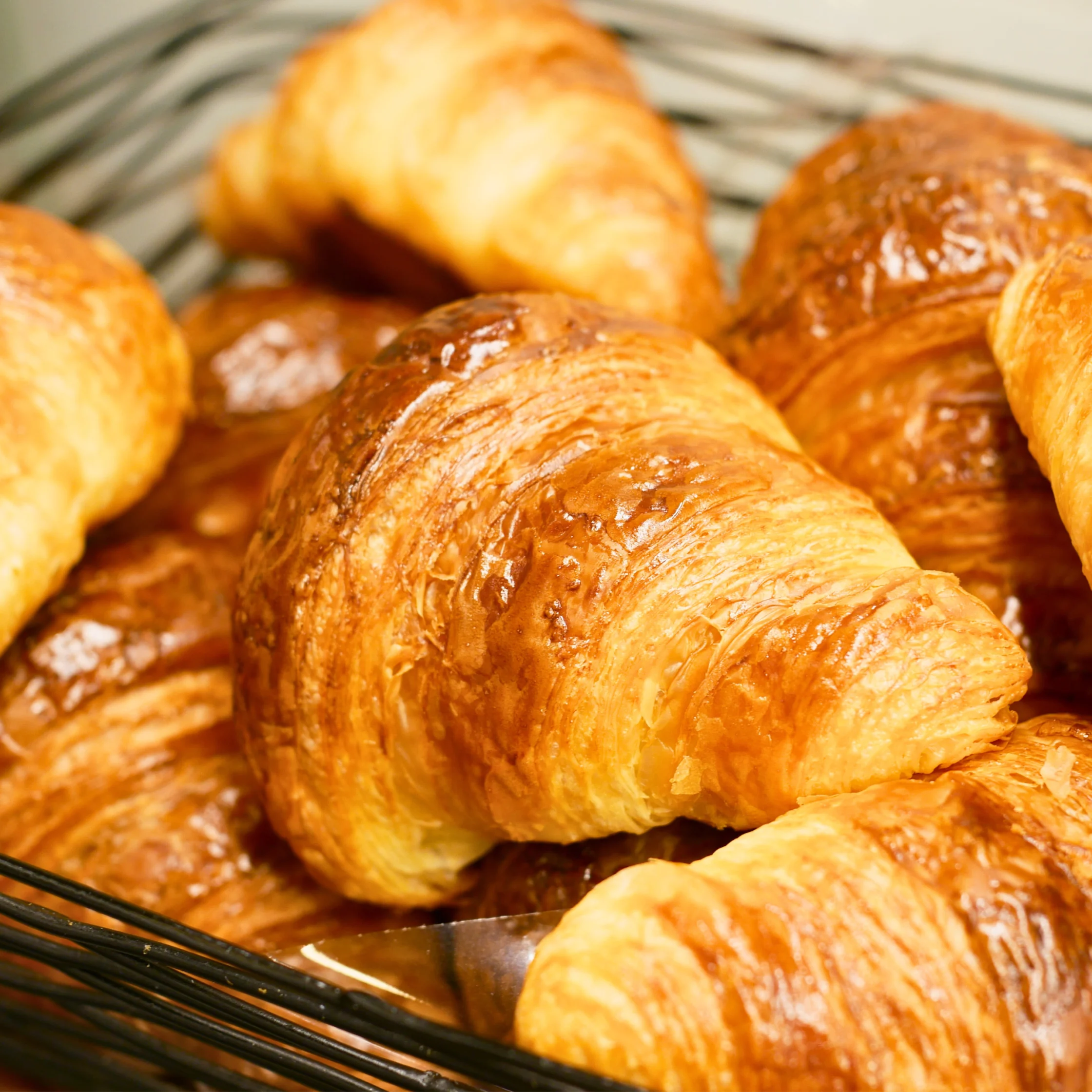 croissant fresh baked golden brown yummy yummy