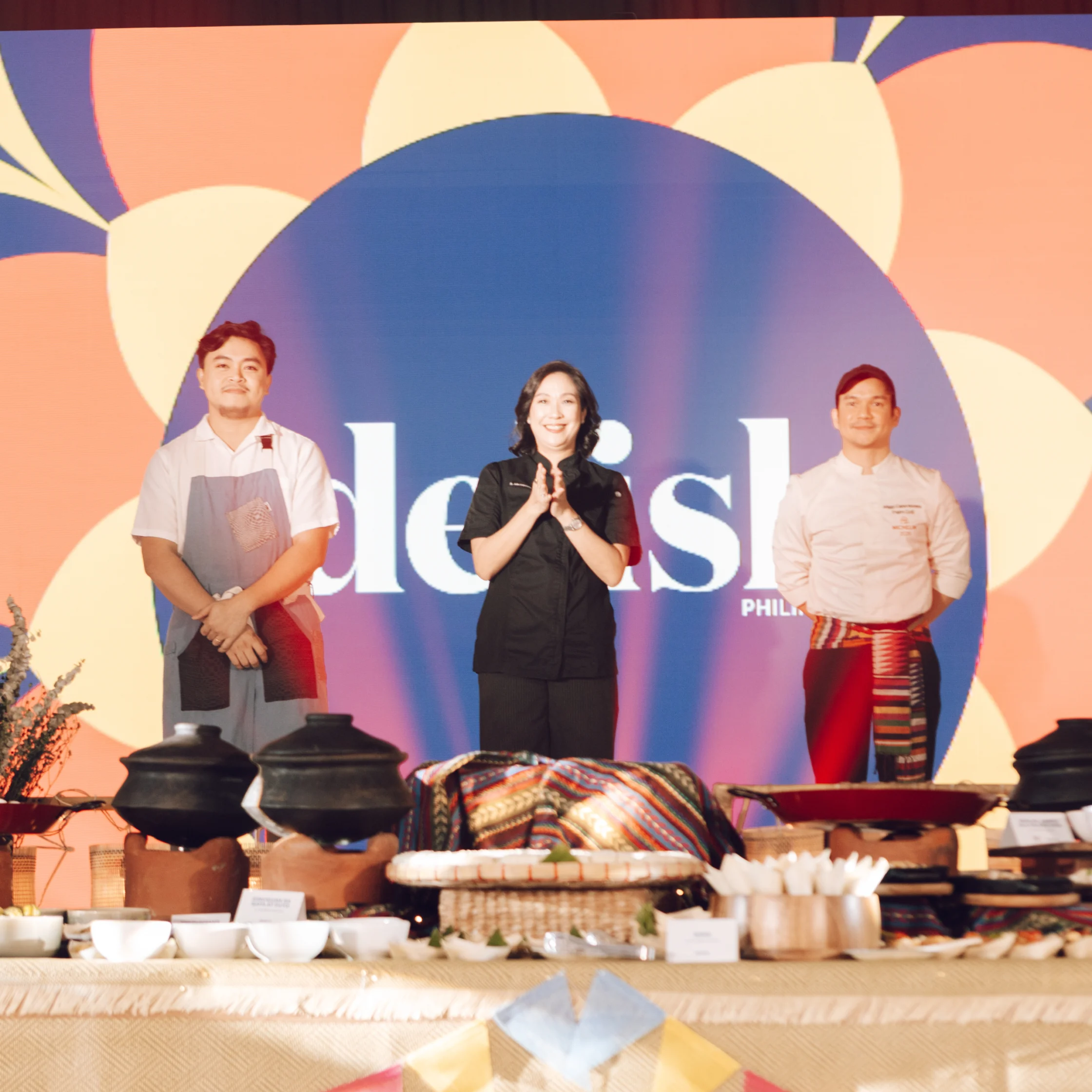 delish philippines grand launch three chefs behind the food