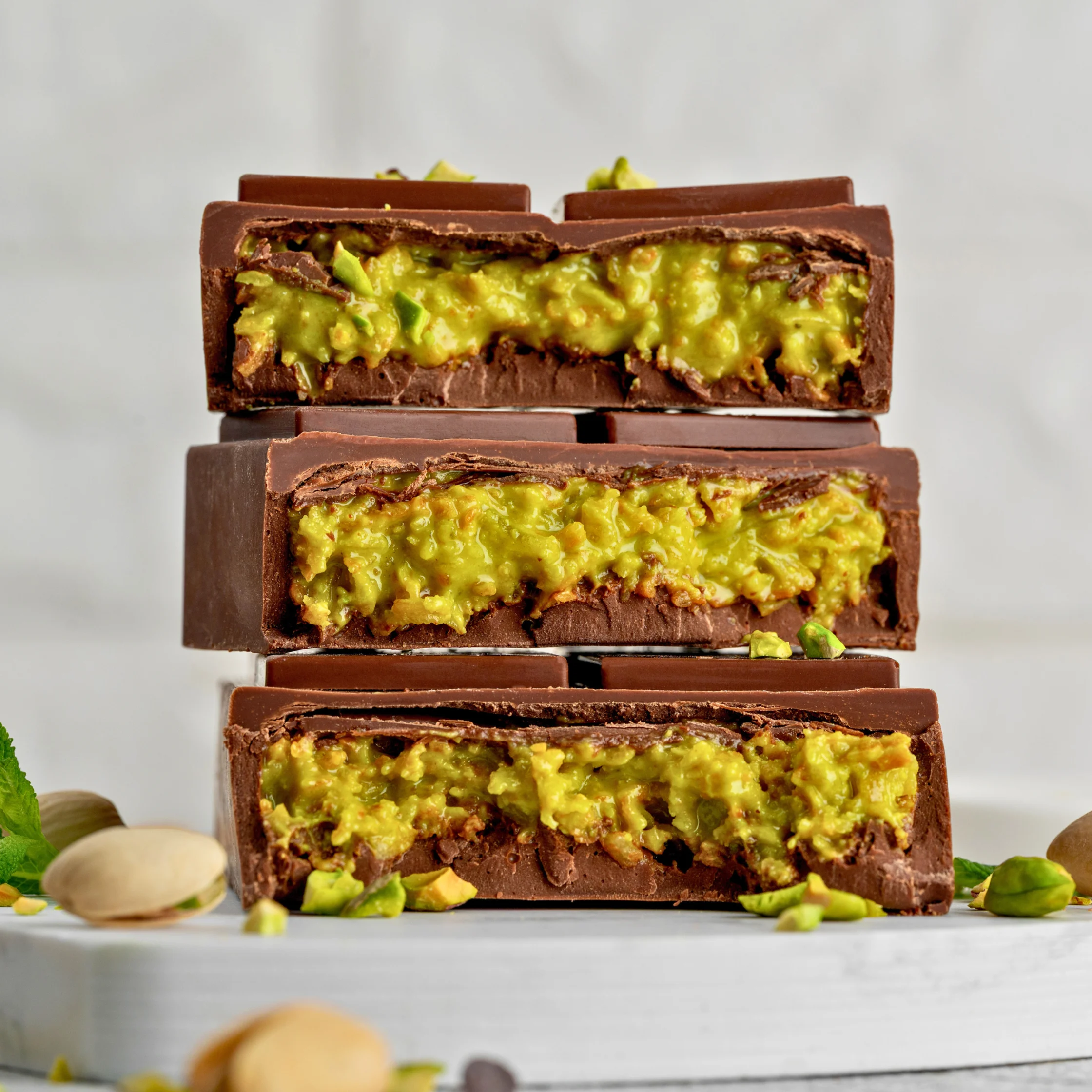 dubai chocolate viral food trend pistachio inside chocolate bar
