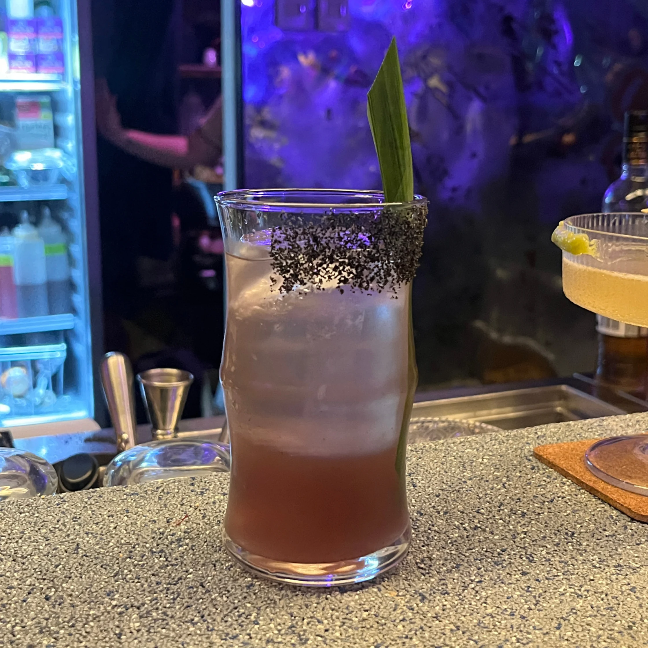 erik matti rekdi mocktail at the bar