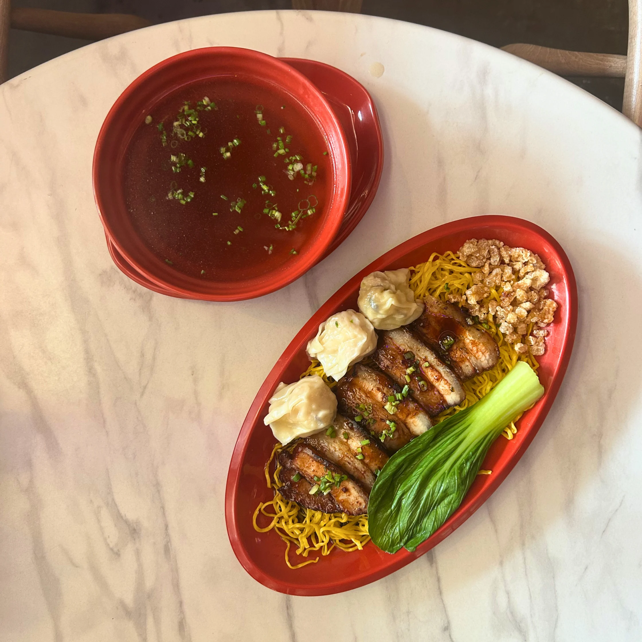 fook hing fun char siu wonton noodles