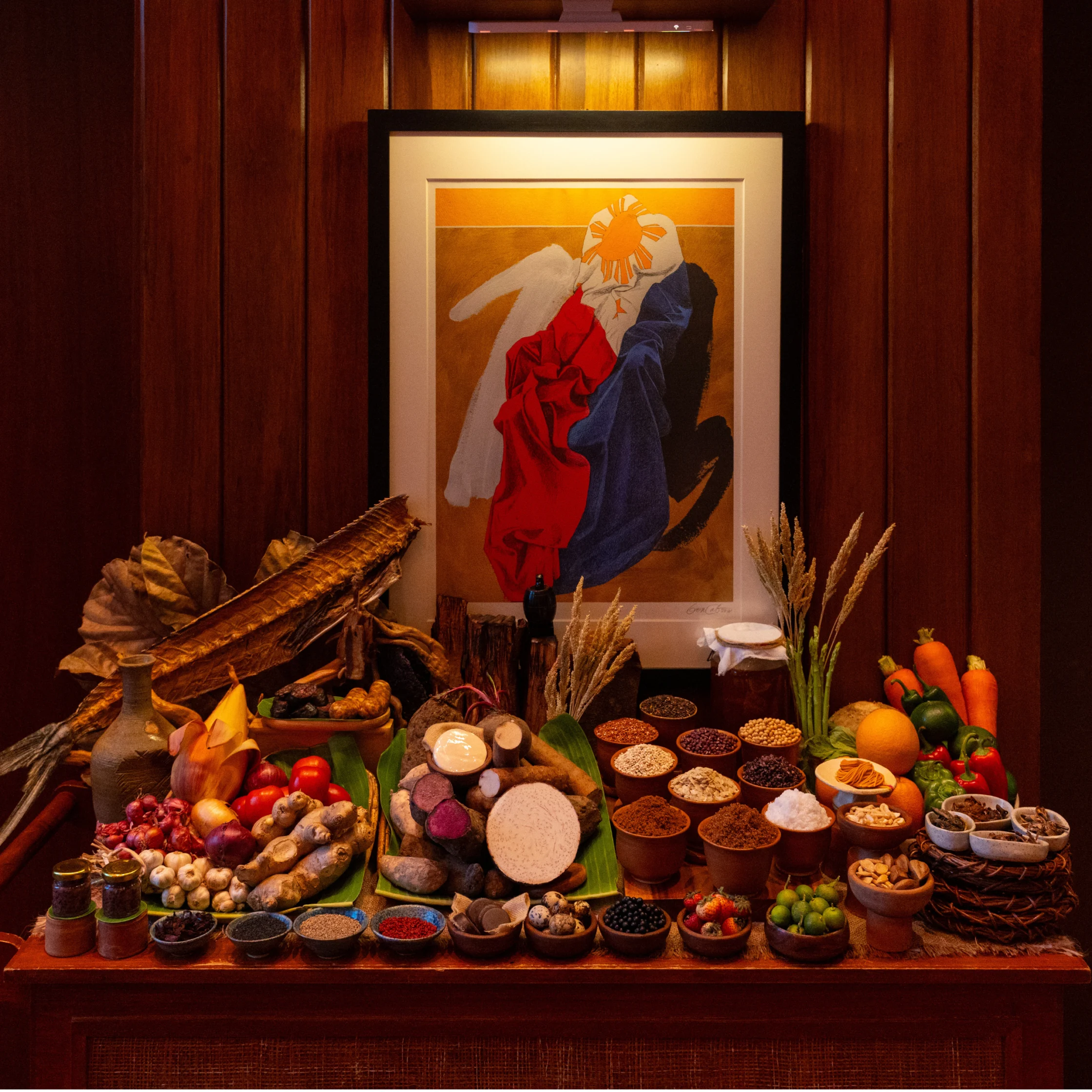 hapag the trove of ingredients used for the new tasting menu
