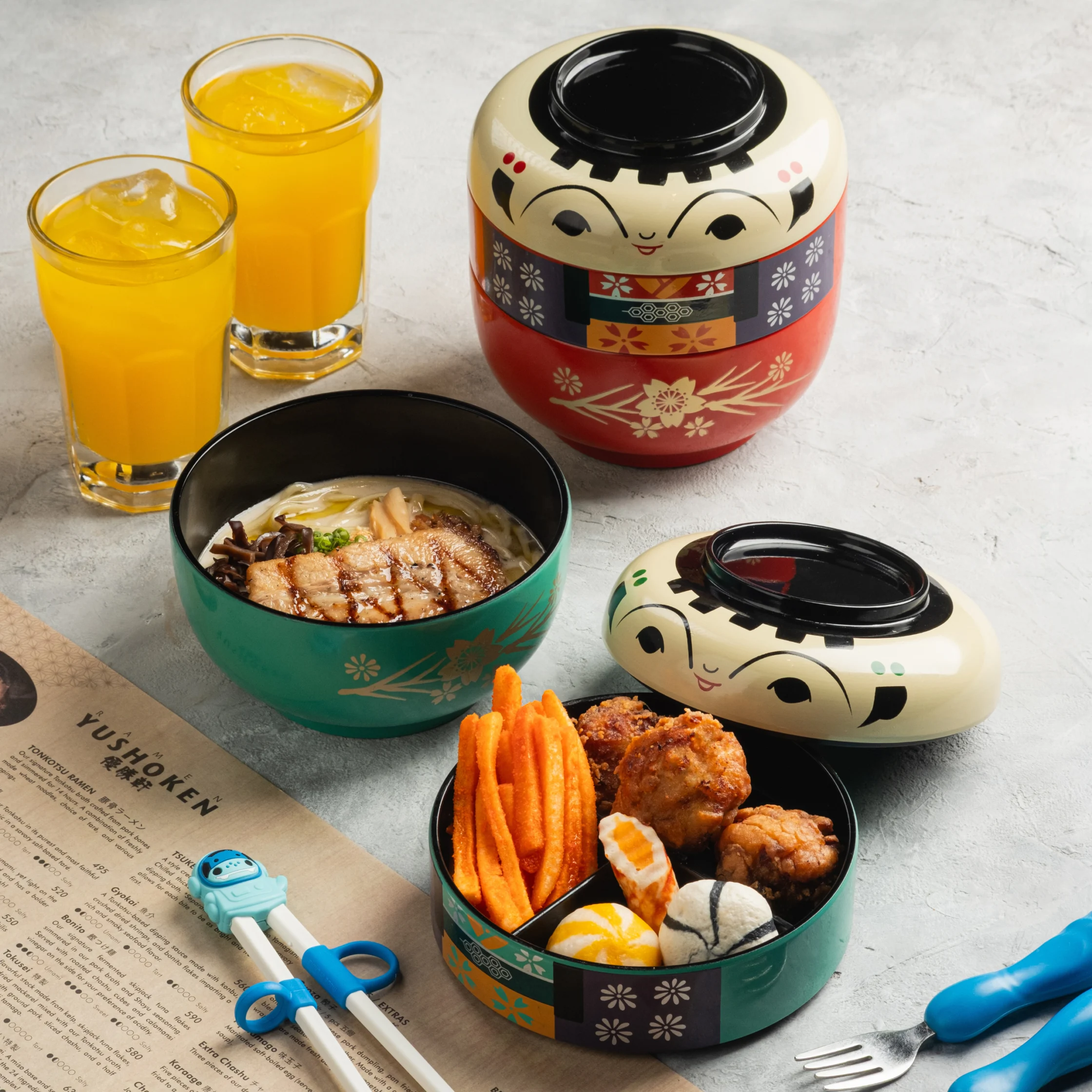 ramen yushoken okasama kiddie set