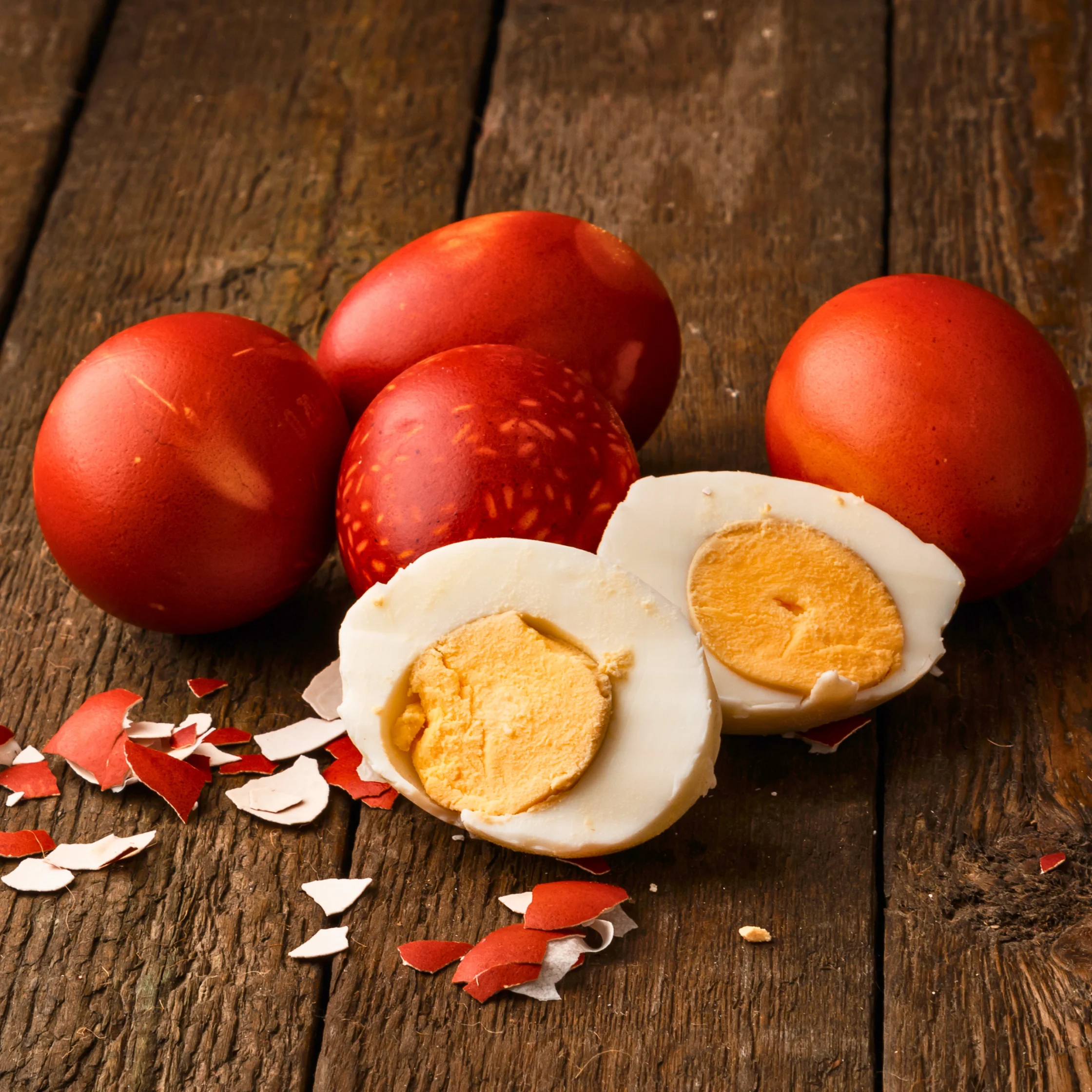 filipino salted egg brght red otuside salty inside