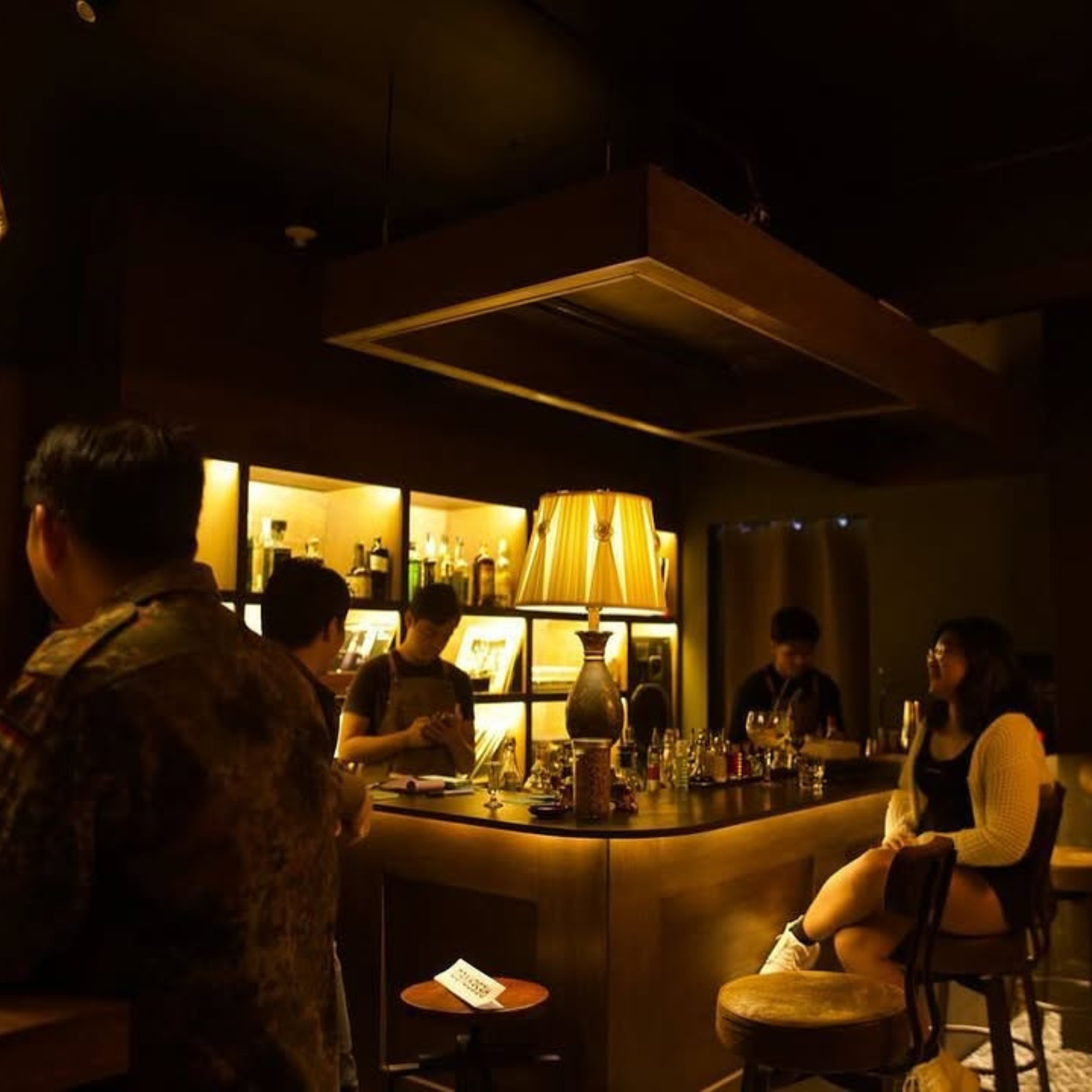 big fuzz bar in legazpi village makati with big red doors