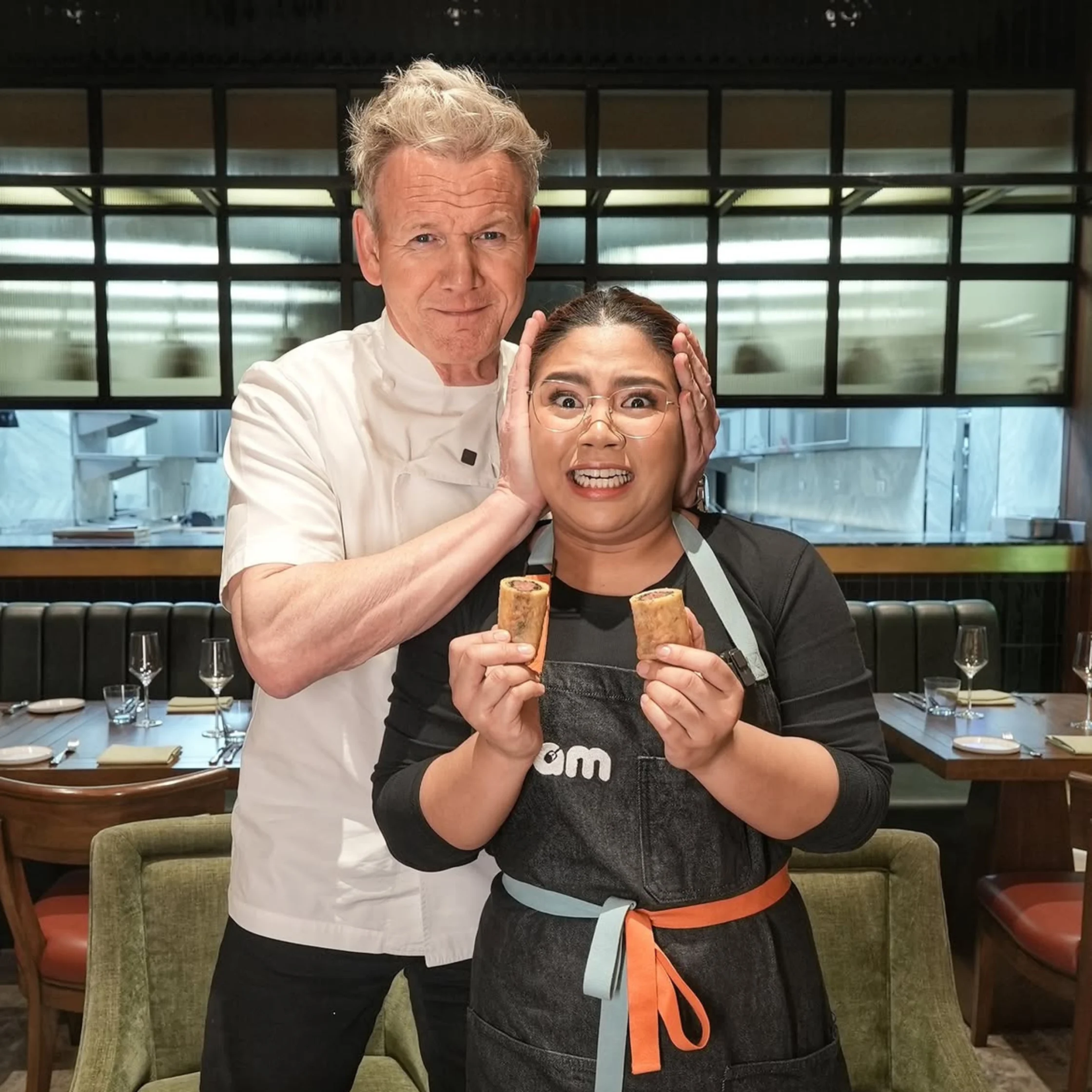 Abi Marquez with Gordon Ramsay PHOTO COURTESY OF Abi Marquez Official Instagram
