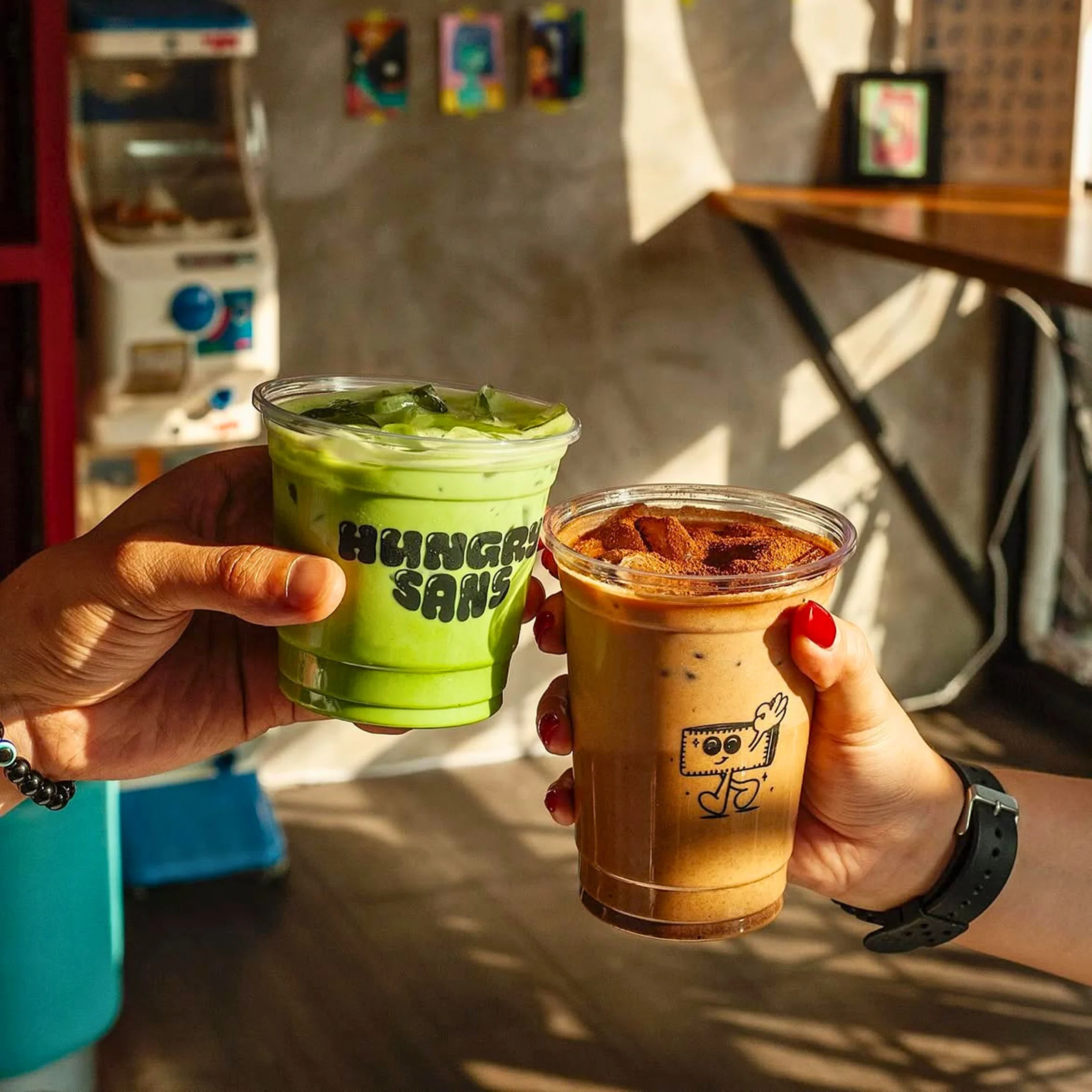 Drinks from HungrySans PHOTO COURTESY OF HungrySans Official Instagram BF Homes Parañaque
