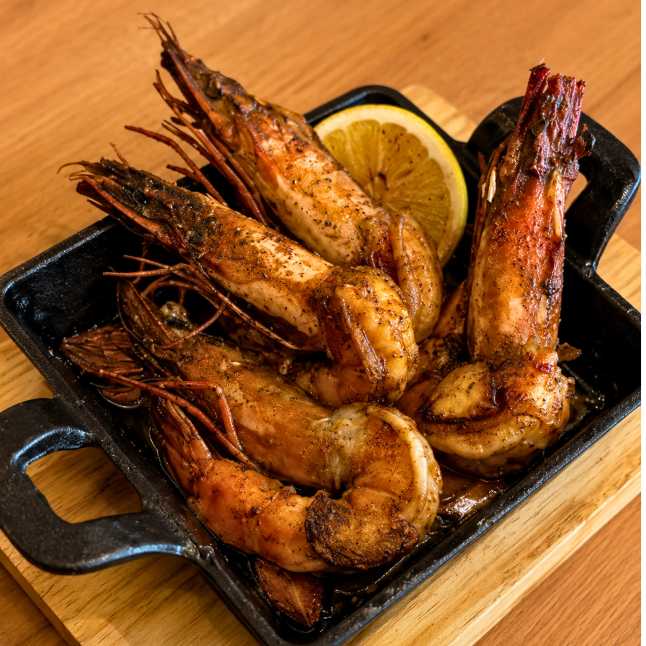 noore cafe Gambas al Ajillo