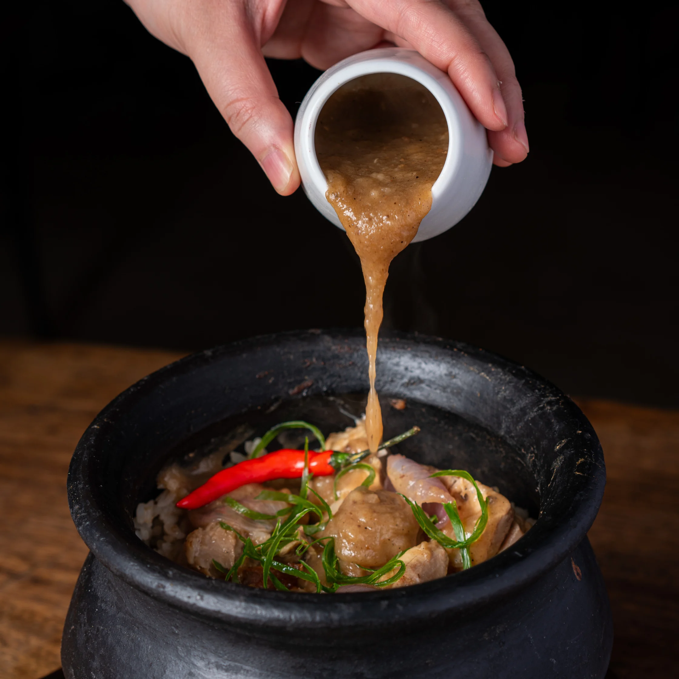 Lechon Paksiw Palayok Rice from Grace Park and Adub's Lechon collab