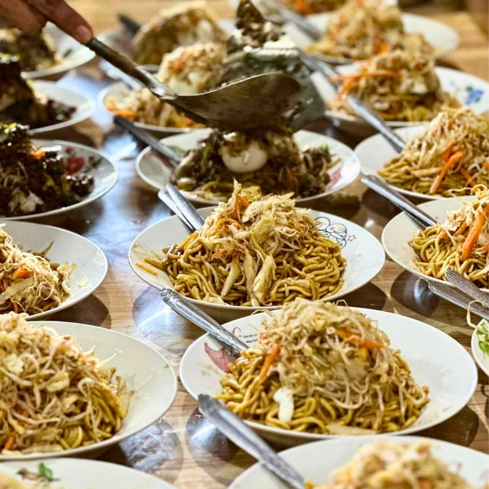 Pancit Batil Patong from cagayan made with carabao meat eggs