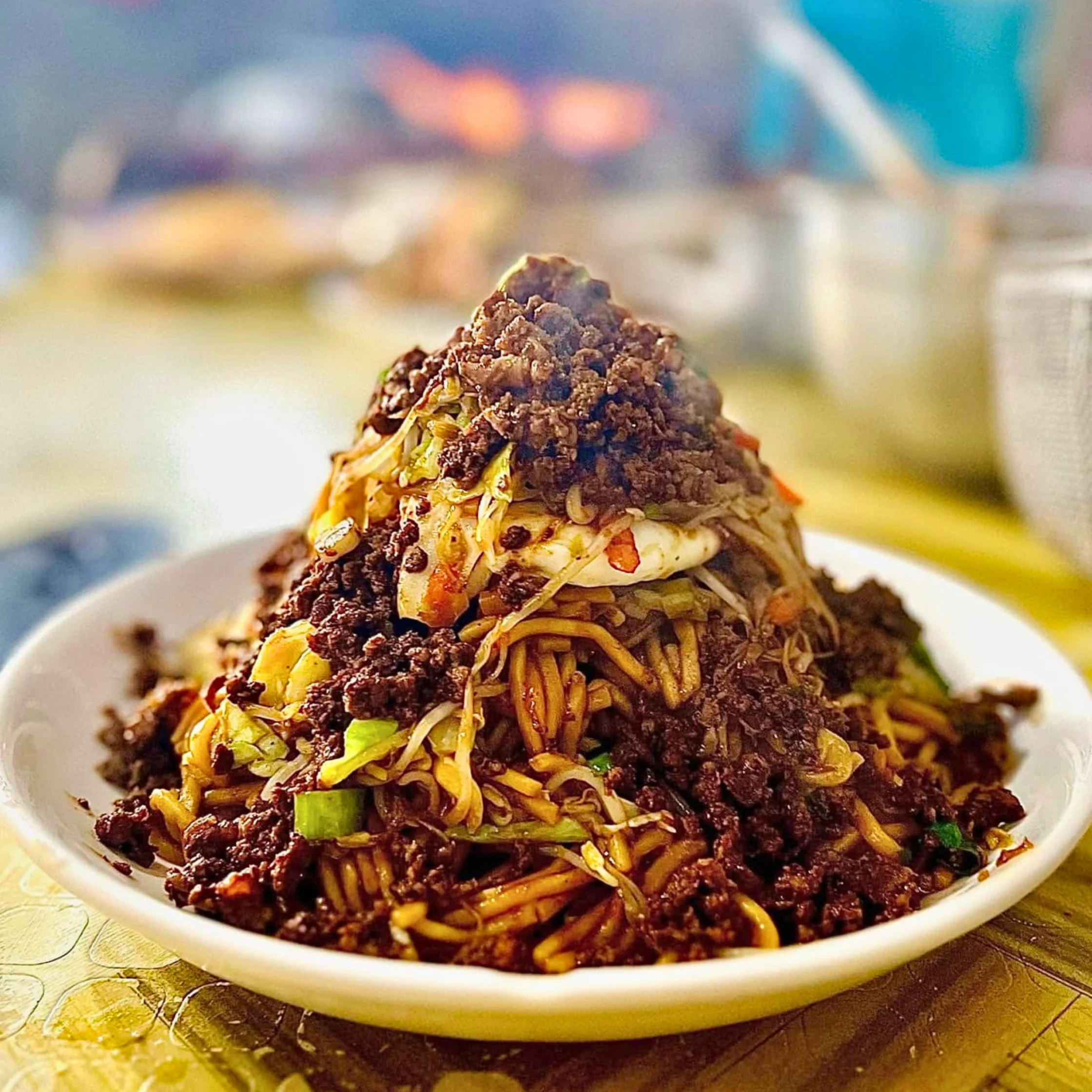 Pancit Batil Patong from cagayan made with carabao meat eggs