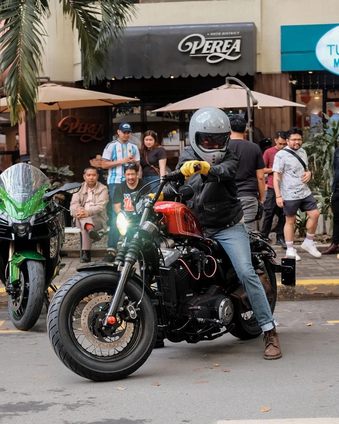 Perea Moto District bar in legazpi village makati motorcycle themed